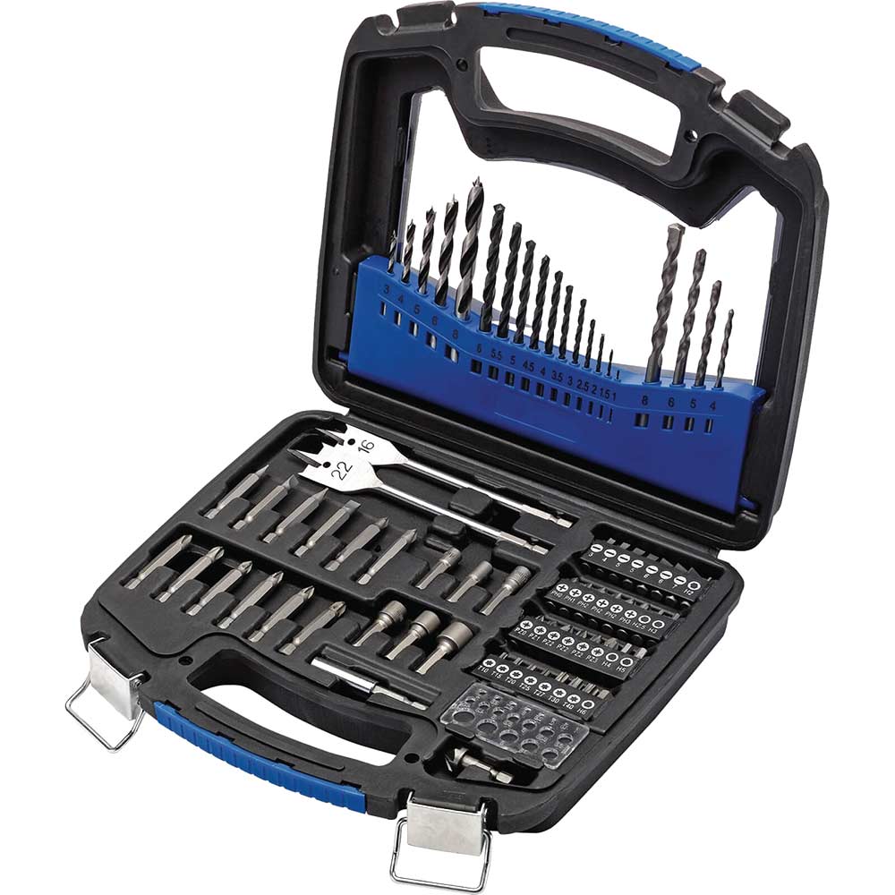 Image of Draper 75 Piece Drill and Screwdriver Bit Set