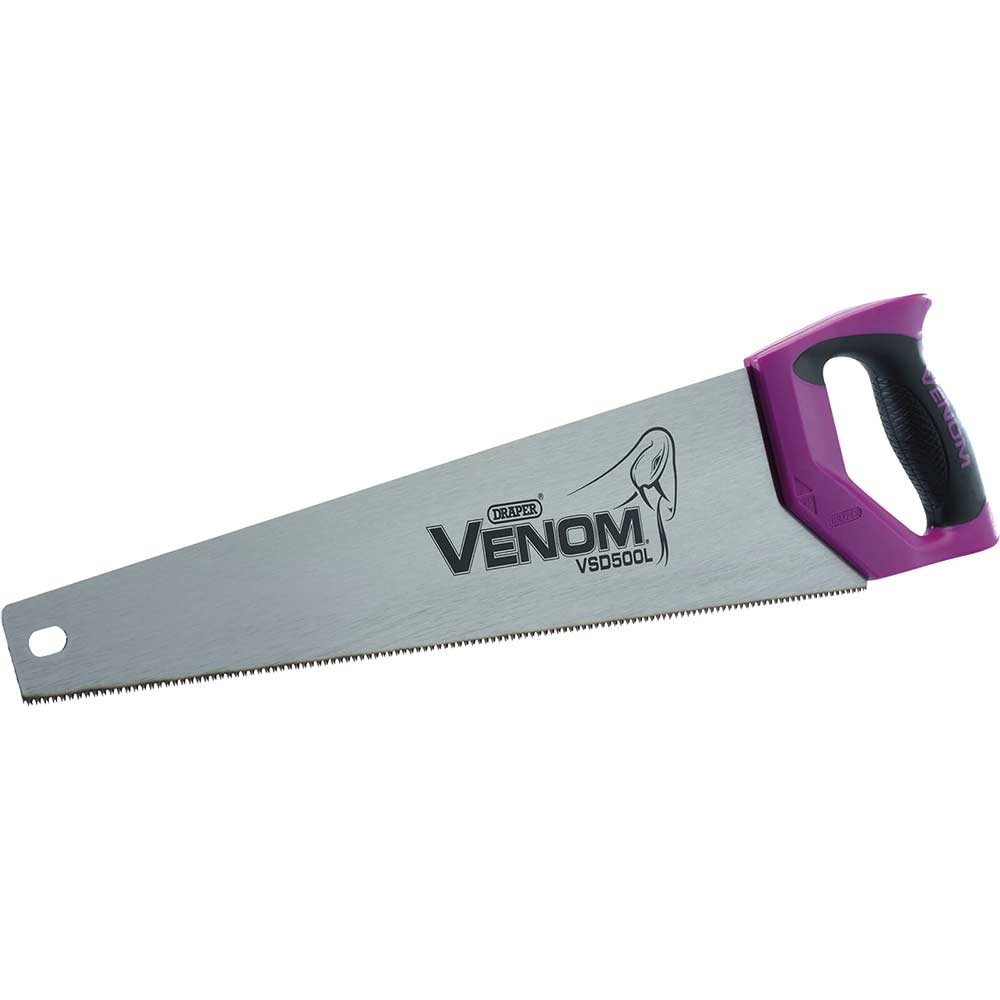 Draper Venom Double Ground Laminate Hand Saw 20" / 500mm 13tpi