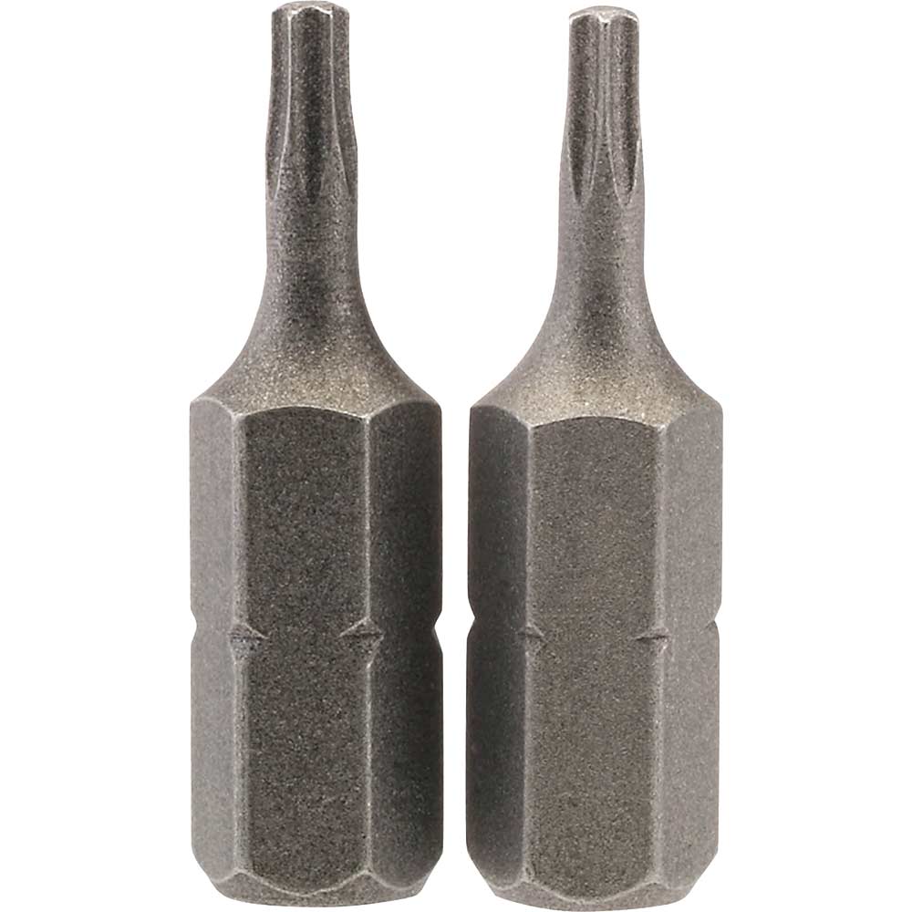 Image of Draper Torx Screwdriver Bits T8 25mm Pack of 2