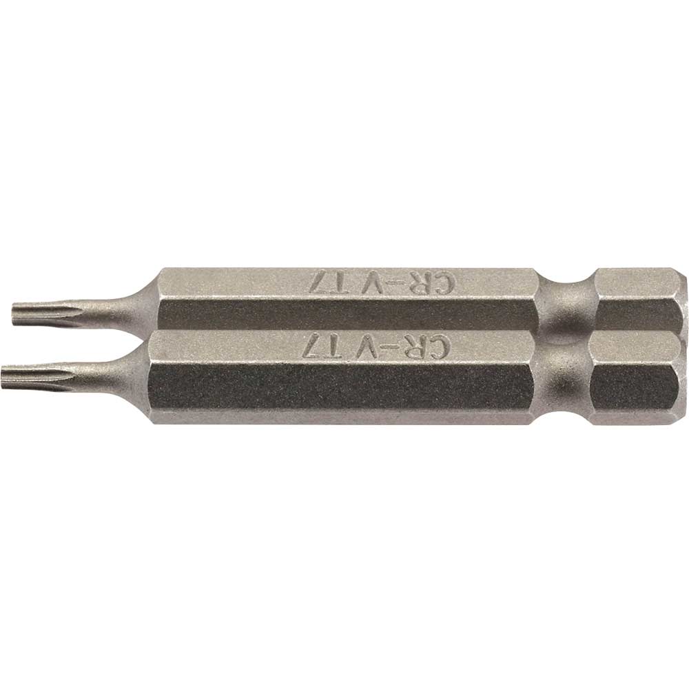 Draper Torx Screwdriver Bits T7 50mm Pack of 2