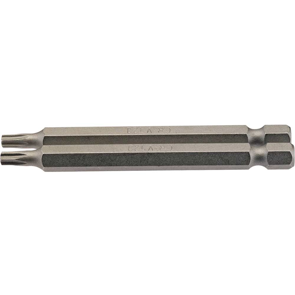 Image of Draper Torx Screwdriver Bits T20 75mm Pack of 2