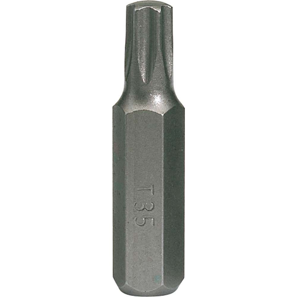 Image of Draper 8mm Hex Shank Impact Torx Screwdriver Bit T35 25mm Pack of 1