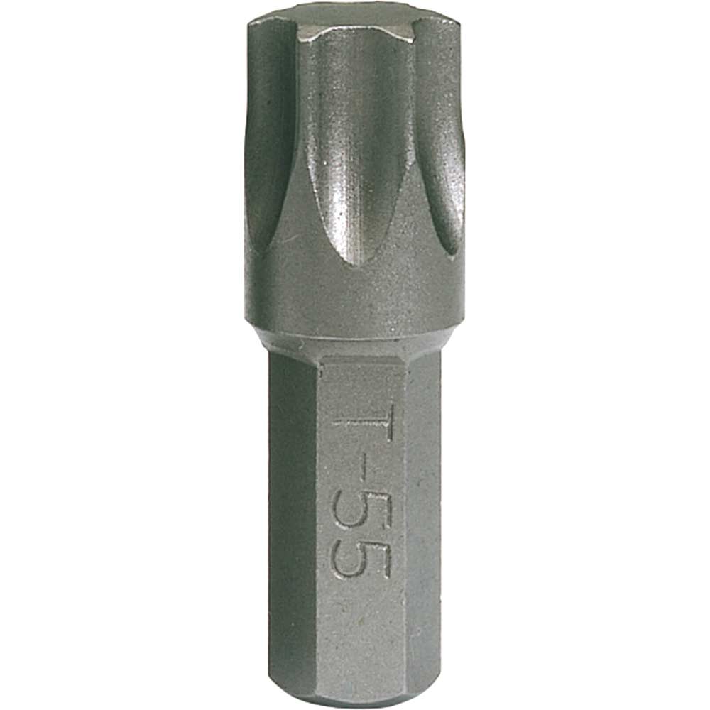 Draper 8mm Hex Shank Impact Torx Screwdriver Bit T55 25mm Pack of 1