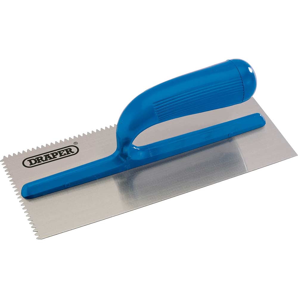 Image of Draper Adhesive Spreading Trowel 10 4" 1/2"