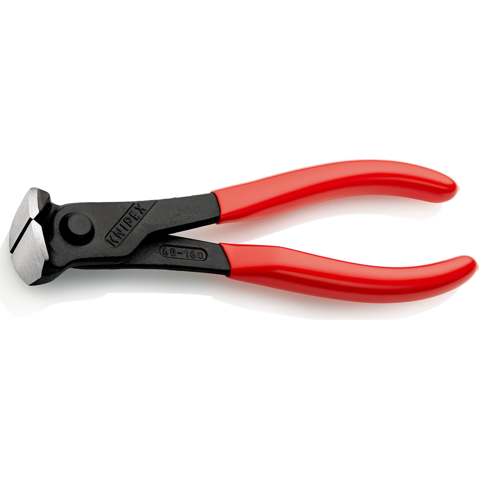 Image of Knipex 68 01 Steel Rebar Fixers Concrete End Cutting Pliers 160mm