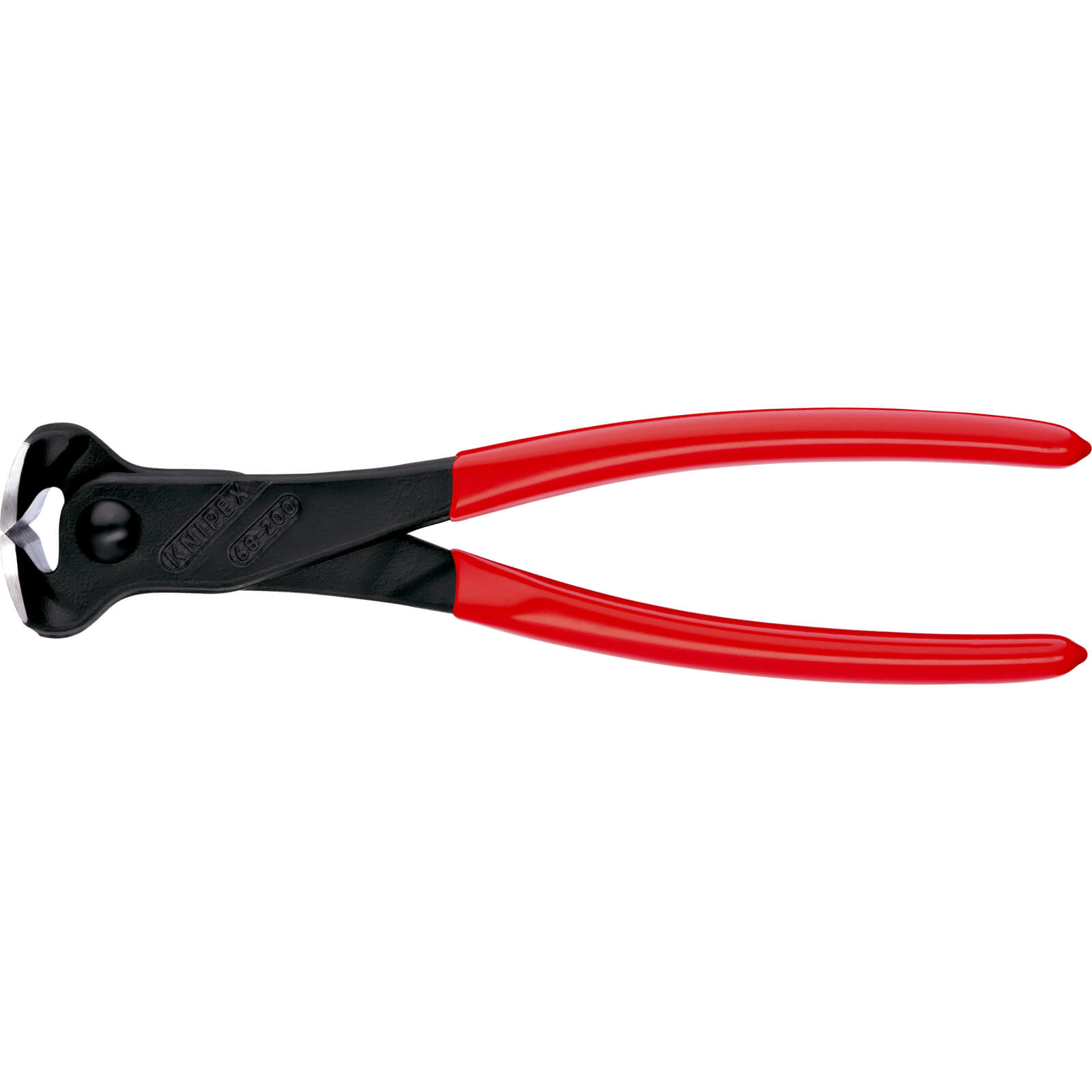 Image of Knipex 68 01 Steel Rebar Fixers Concrete End Cutting Pliers 200mm