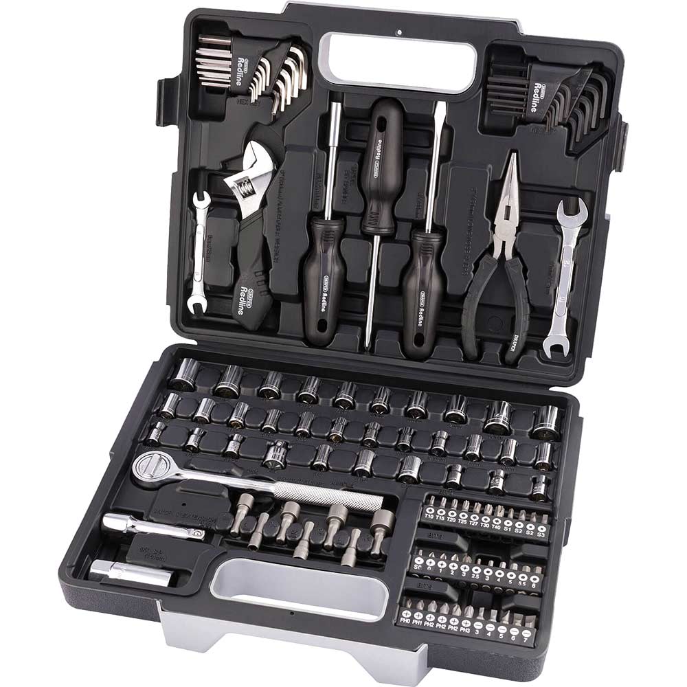 Image of Redline 105 Piece Household and Automotive Tool Kit