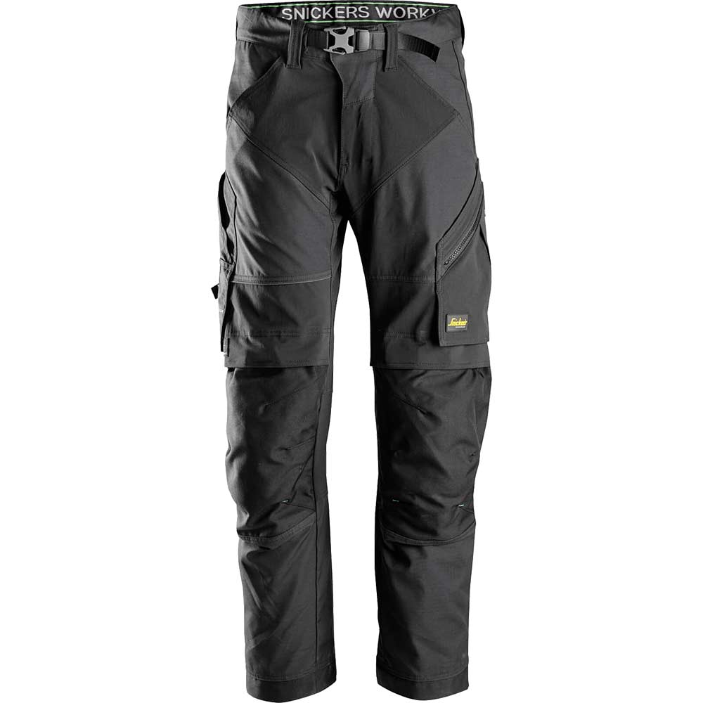 Snickers 6903 Mens Flexiwork Work Trousers Black 47" 35