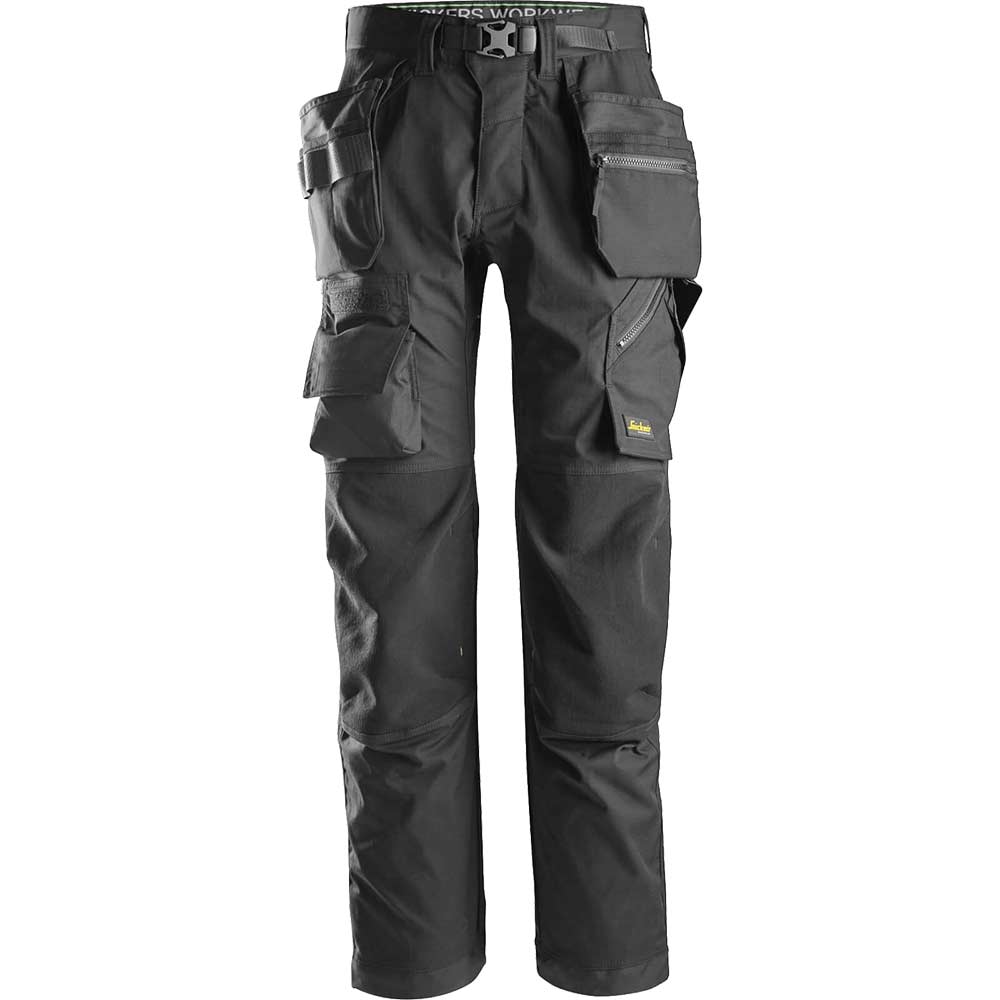 Snickers 6923 Mens Flexiwork Floorlayers Work Holster Pocket Trousers Grey 39" 35
