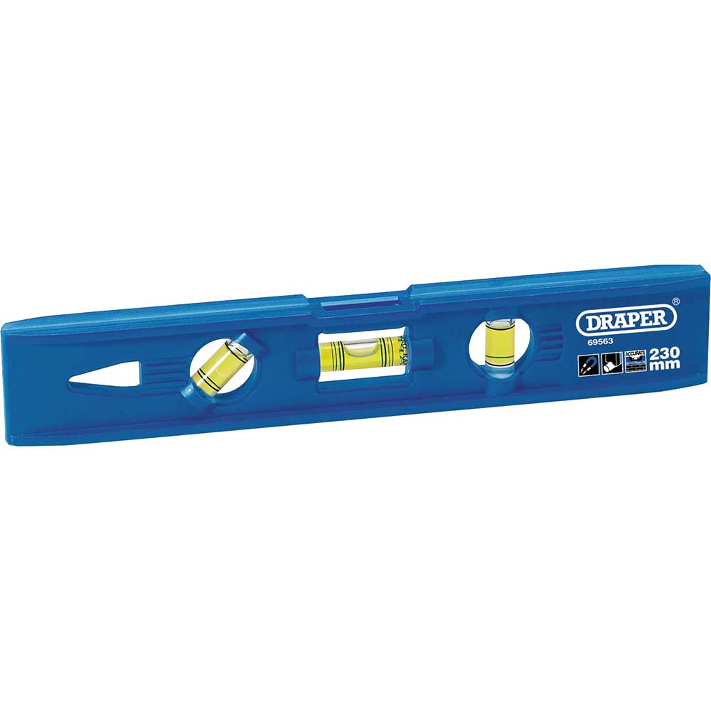 Draper Magnetic Polystyrene Boat Spirit Level 9" / 23cm