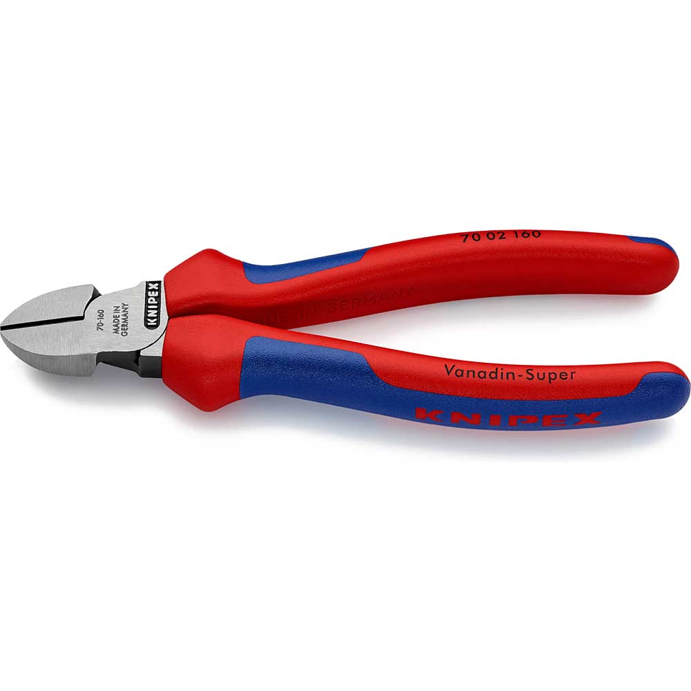 Image of Knipex 70 02 Diagonal Side Cutting Pliers 160mm