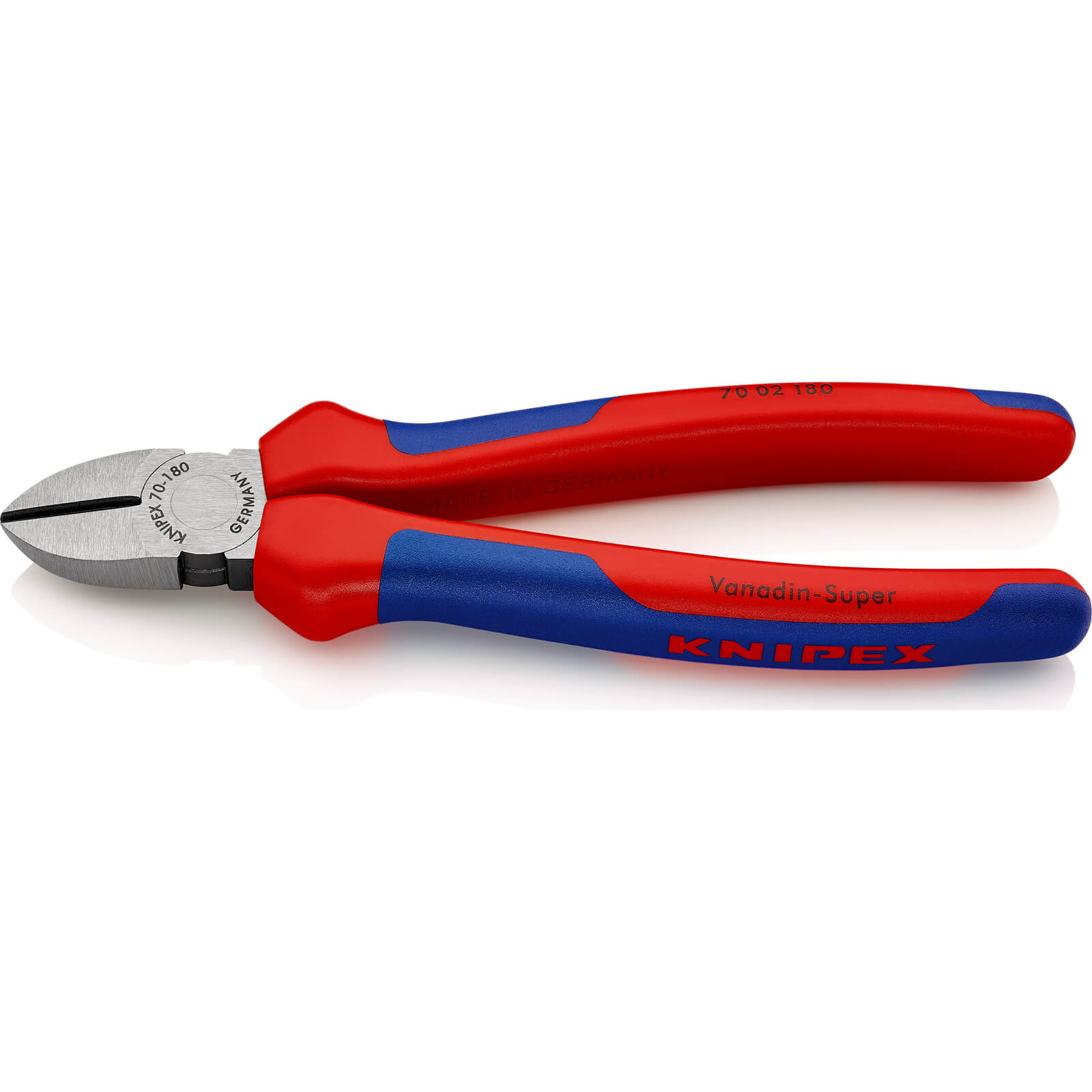 Image of Knipex 70 02 Diagonal Side Cutting Pliers 180mm