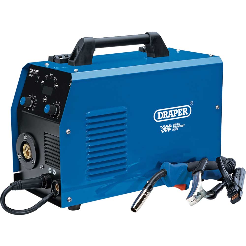 Draper 70047 Gas/Gasless MIG Inverter Multi Welder DTi 240v