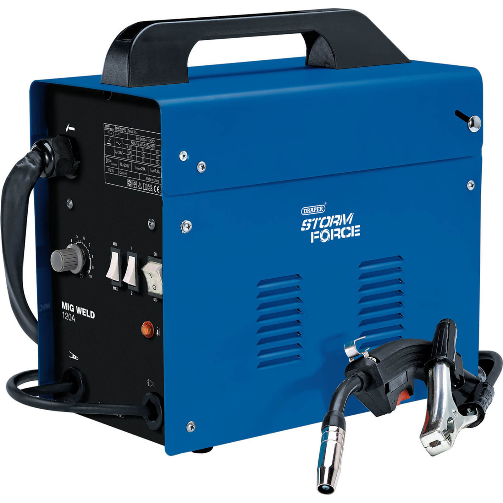 Image of Draper Storm Force MW120A/SF Gasless 120A Mig Welder