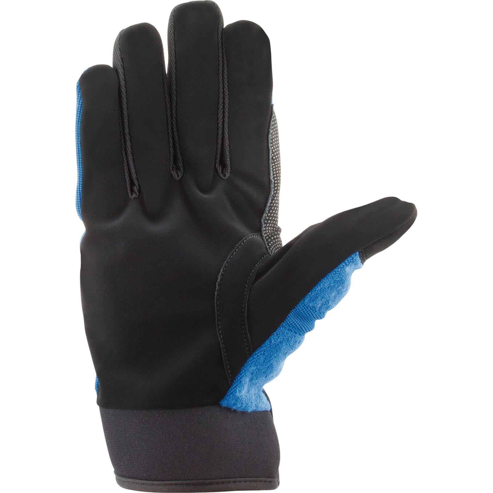 Image of Draper Work Gloves Black / Blue One Size