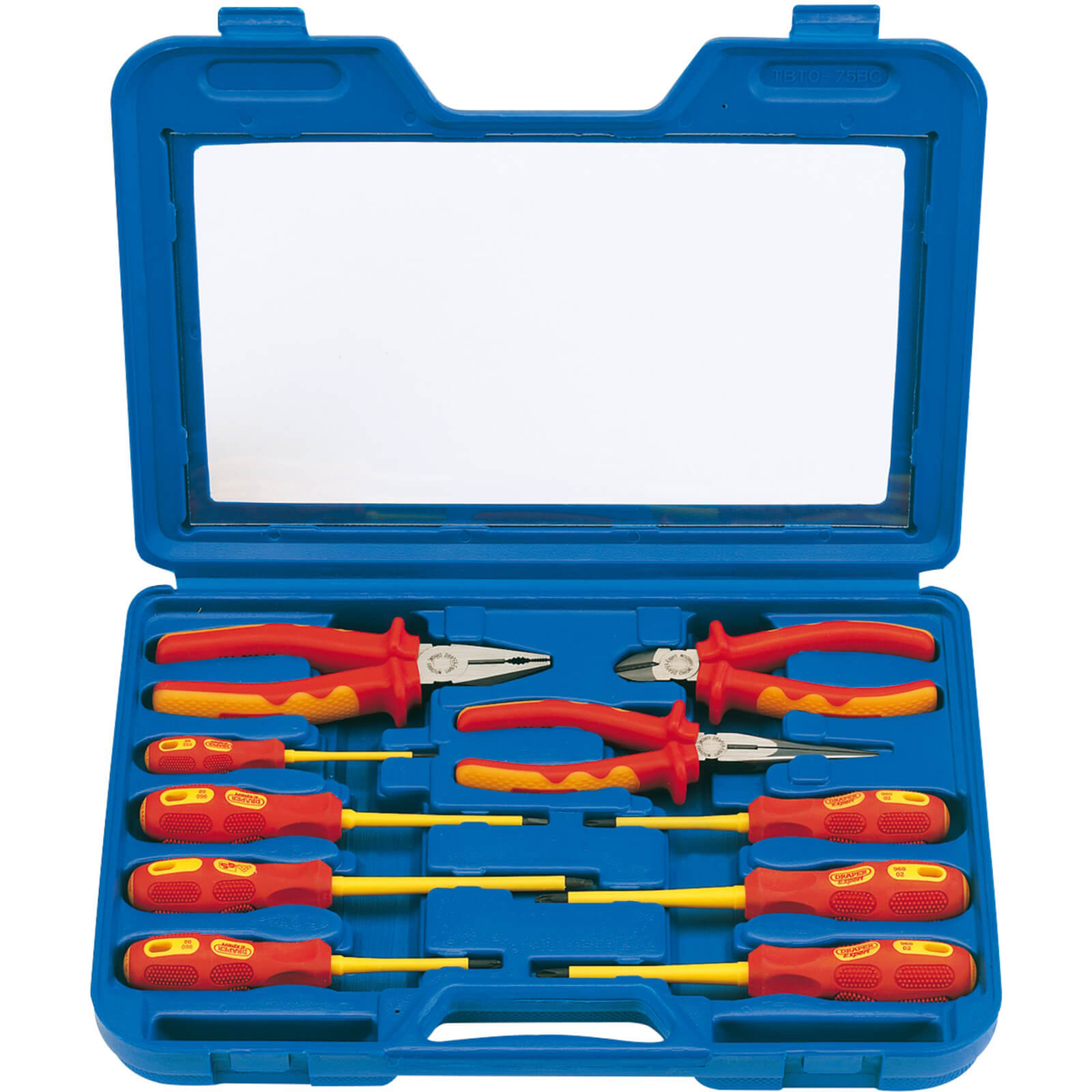 Image of Draper Expert 10 Piece Insulated Plier and Screwdriver Set