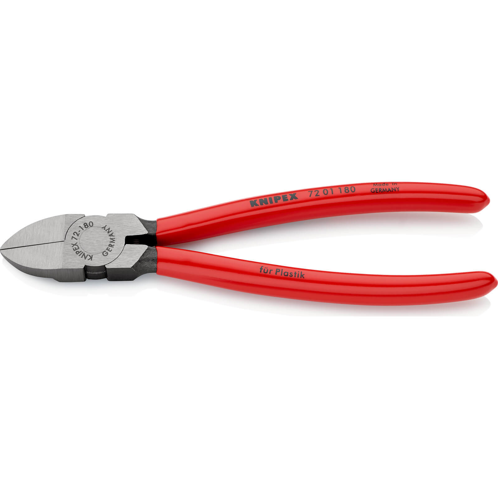 Image of Knipex 72 01 Diagonal Cutting Pliers for Plastics 180mm
