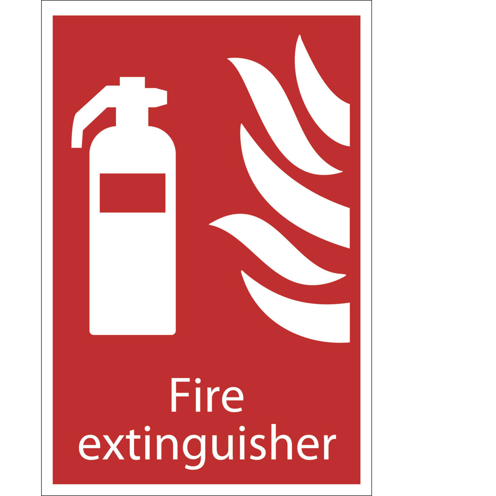Image of Draper Fire Extinguisher Sign 200mm 300mm Standard