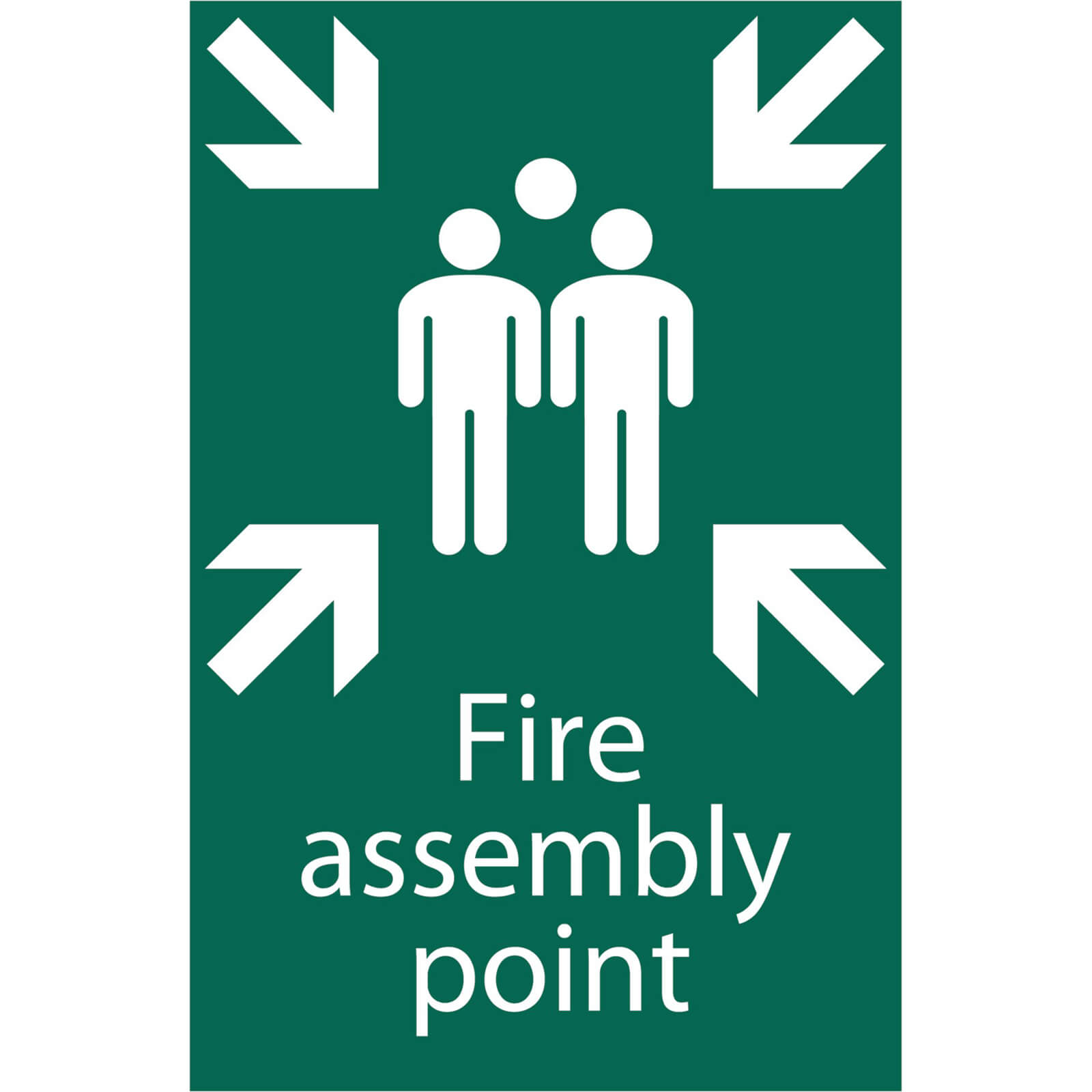 Image of Draper Fire Assembly Point Sign 200mm 300mm Standard