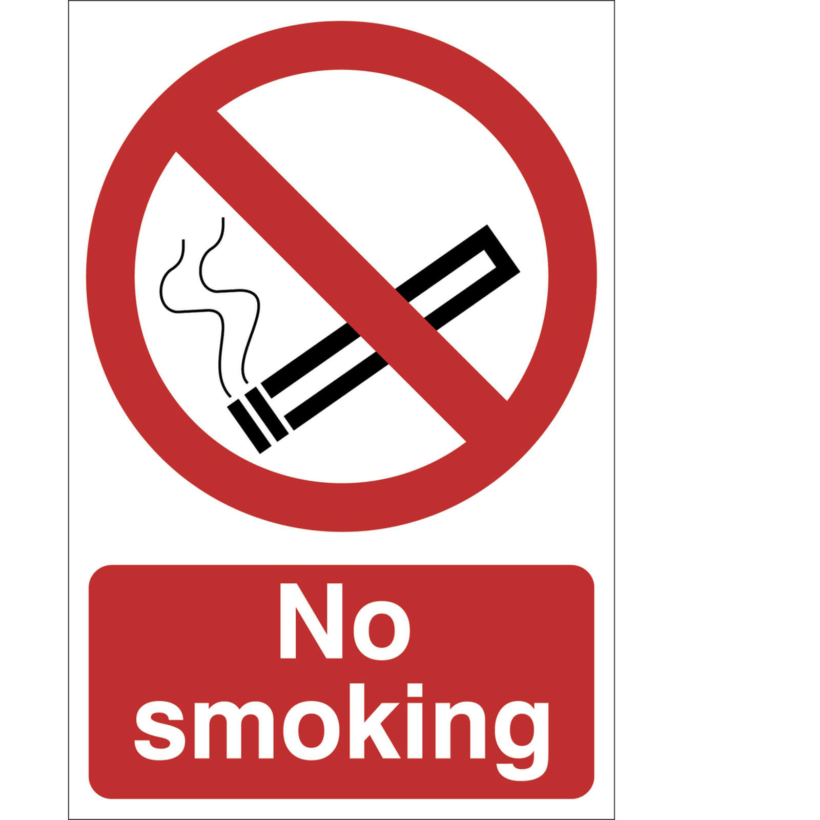 Image of Draper No Smoking Sign 400mm 600mm Standard
