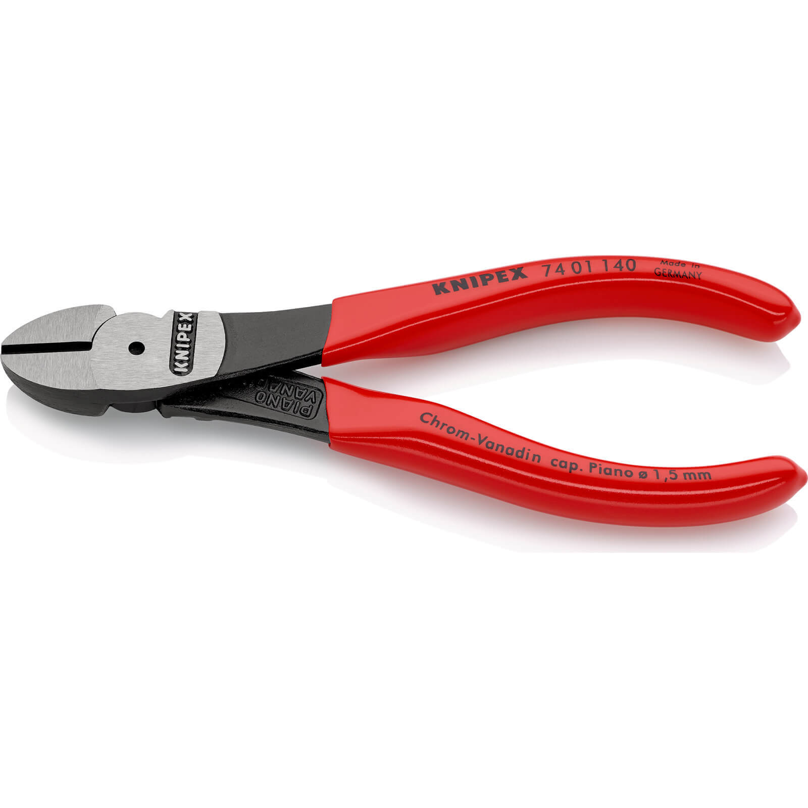 Image of Knipex 74 01 High Leverage Diagonal Cutting Pliers 140mm