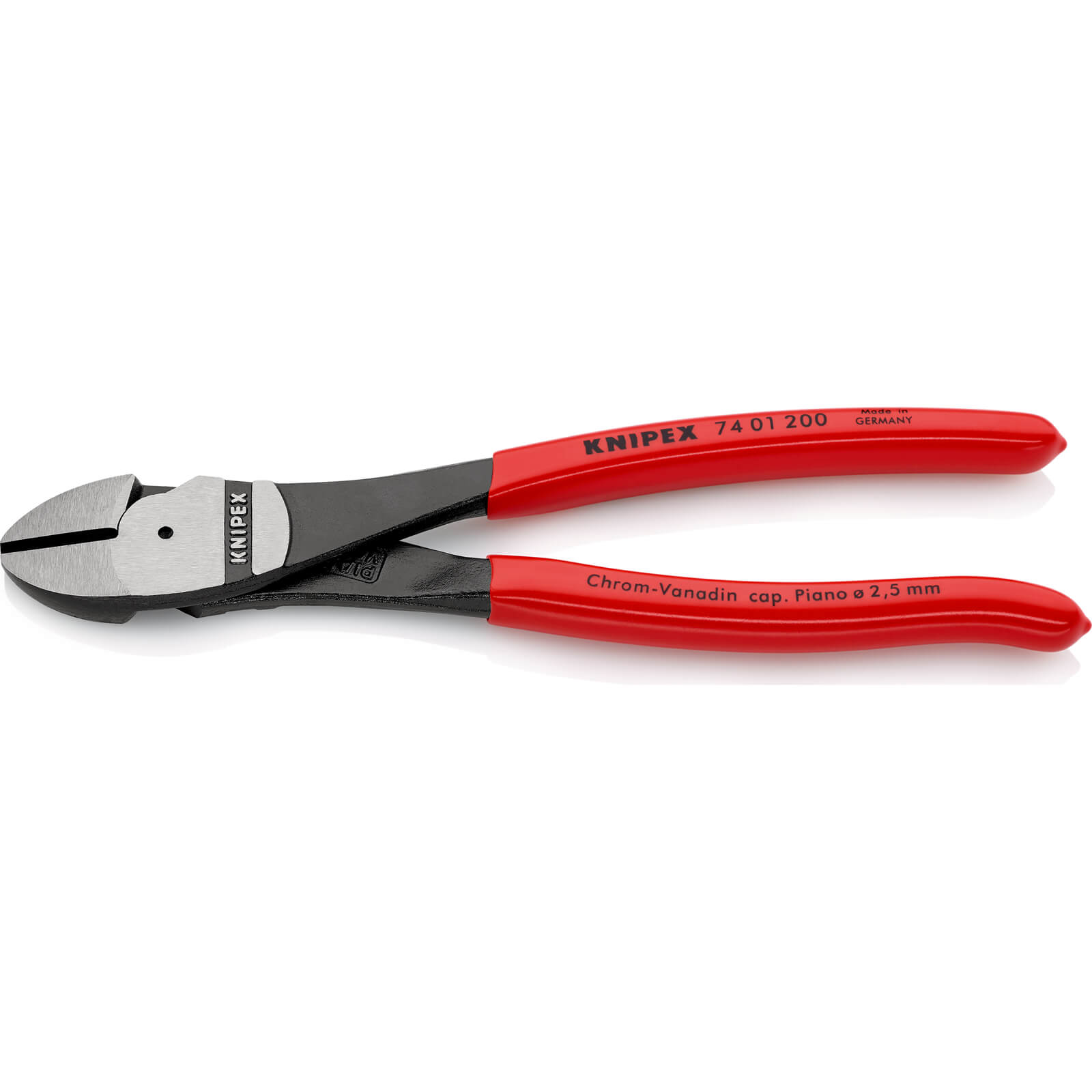 Image of Knipex 74 01 High Leverage Diagonal Cutting Pliers 200mm
