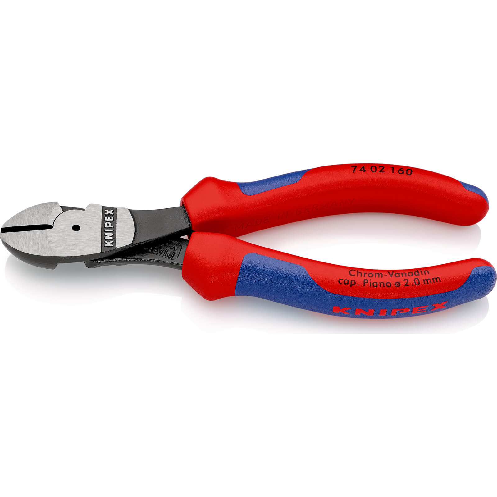 Image of Knipex 74 02 Diagonal Cutting Pliers 160mm