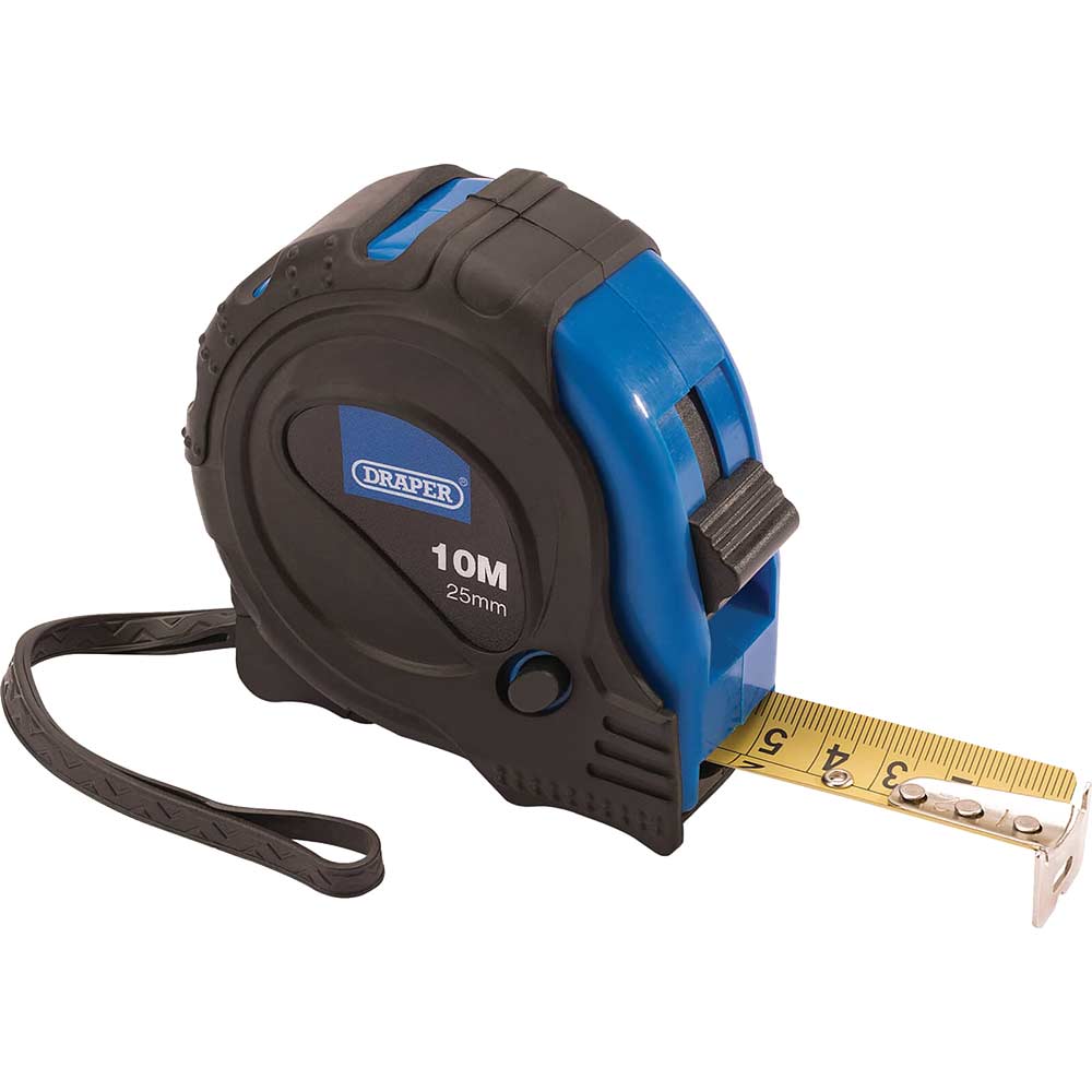 Image of Draper Soft Grip Tape Measure Imperial & Metric 33ft / 10m 32mm