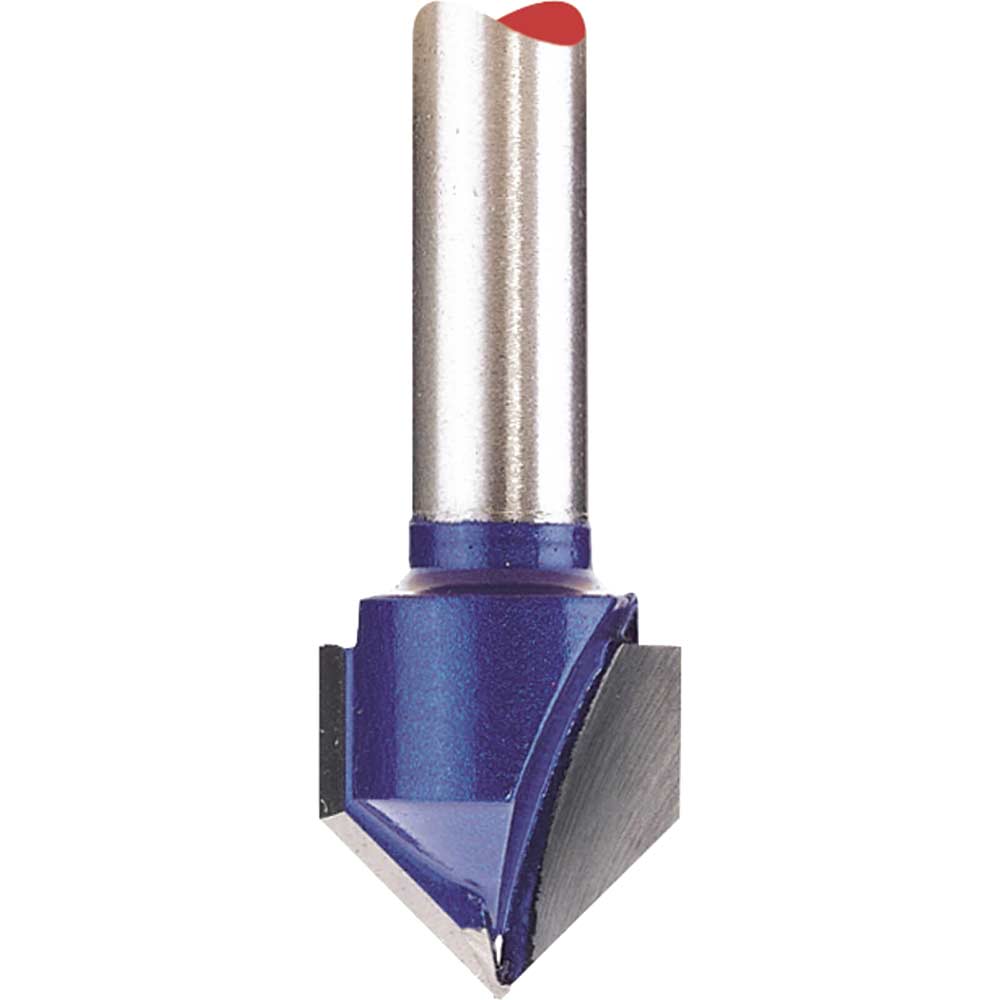 Draper V Groove Router Cutter 12.7mm 12.7mm 1/4