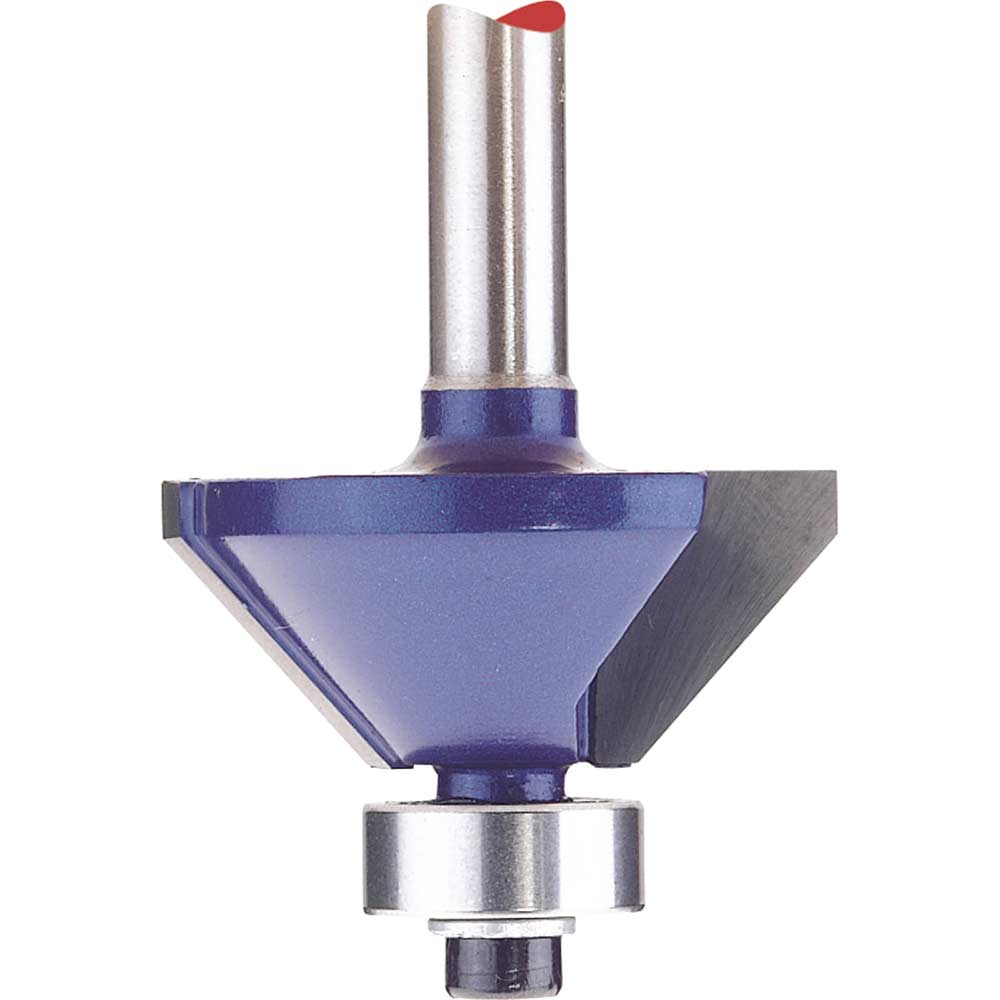 Draper Bearing Guided Chamferring Router Cutter 30mm 30mm 1/4