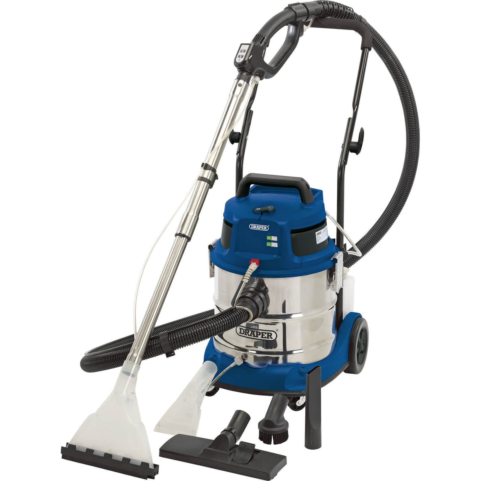 Image of Draper SWD1500 Wet and Dry Shampoo Vacuum Cleaner 20L 240v