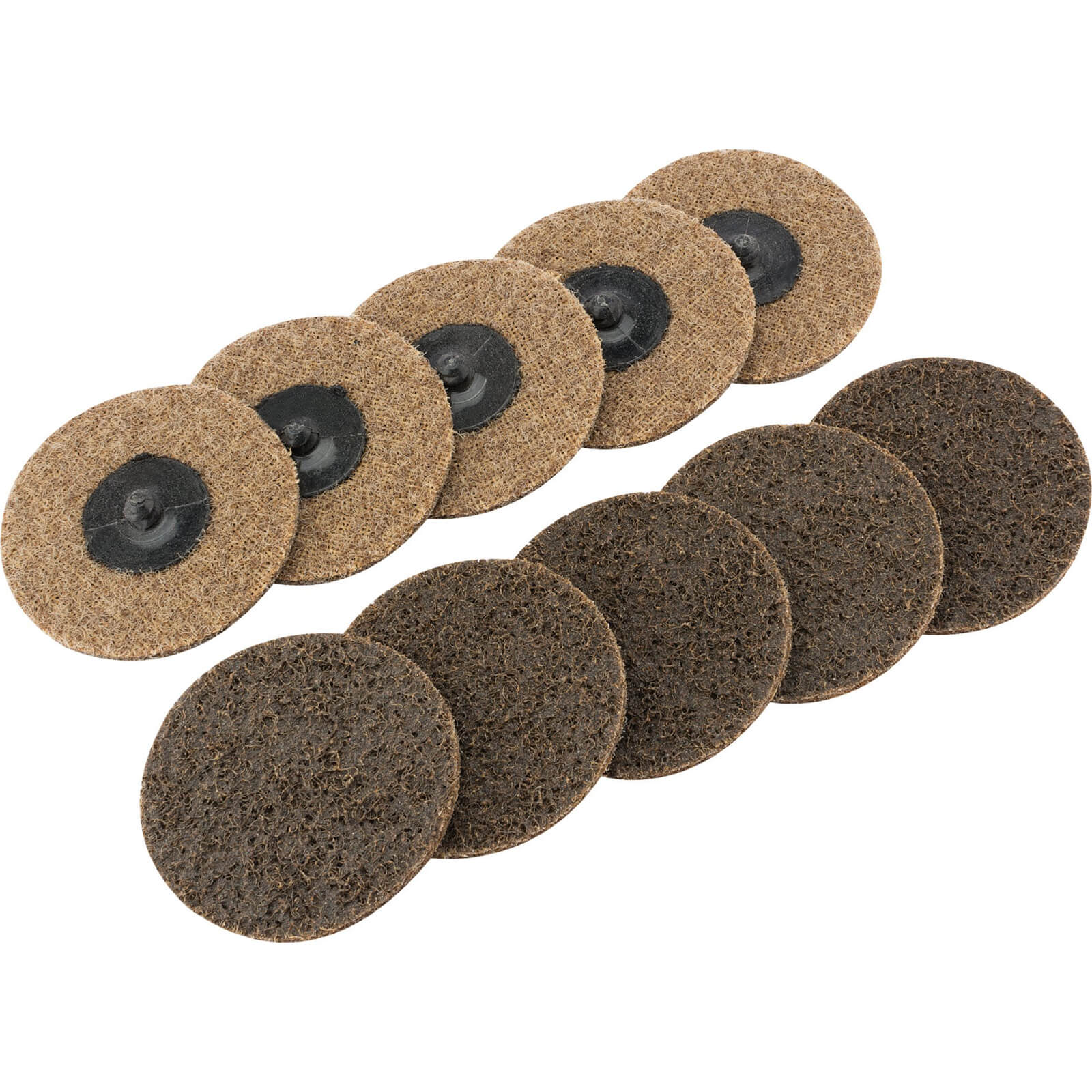 Image of Draper Polycarbide Abrasive Pad Disc 75mm 75mm Coarse Pack of 10