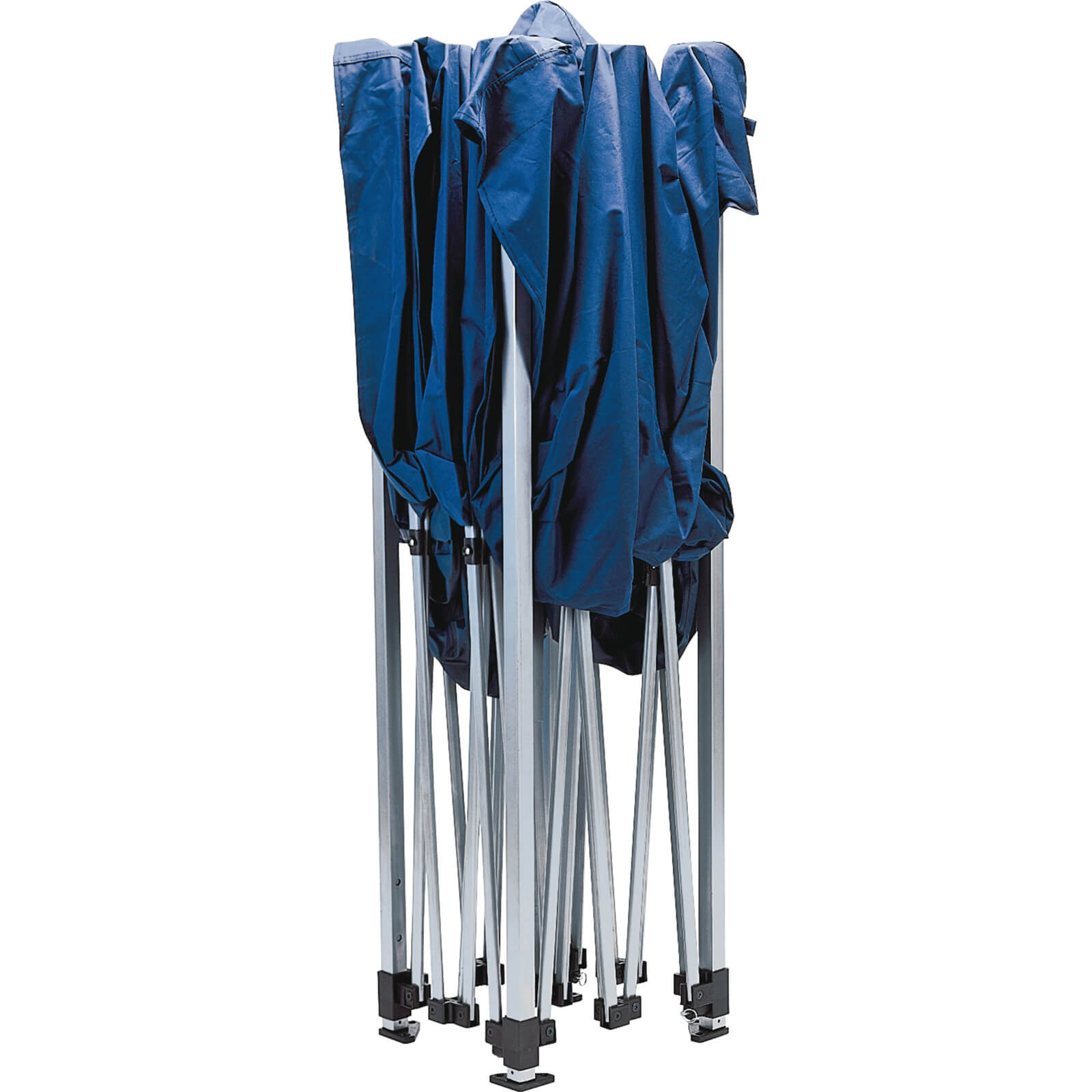 Image of Draper Folding Gazebo Tent Blue 3m x 3m