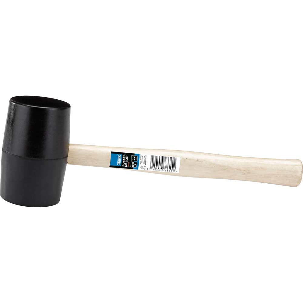 Image of Draper Black Rubber Mallet 800g