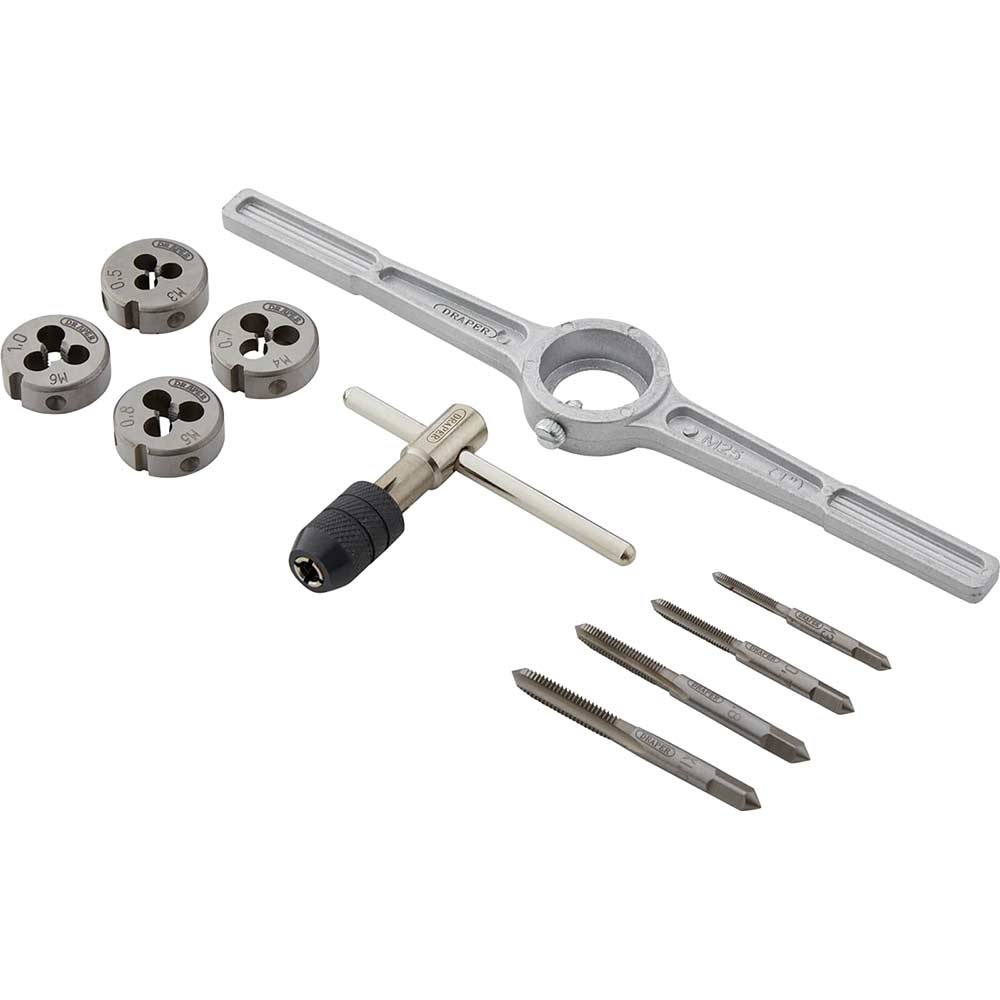 Draper 10 Piece Tap and Die Set Metric