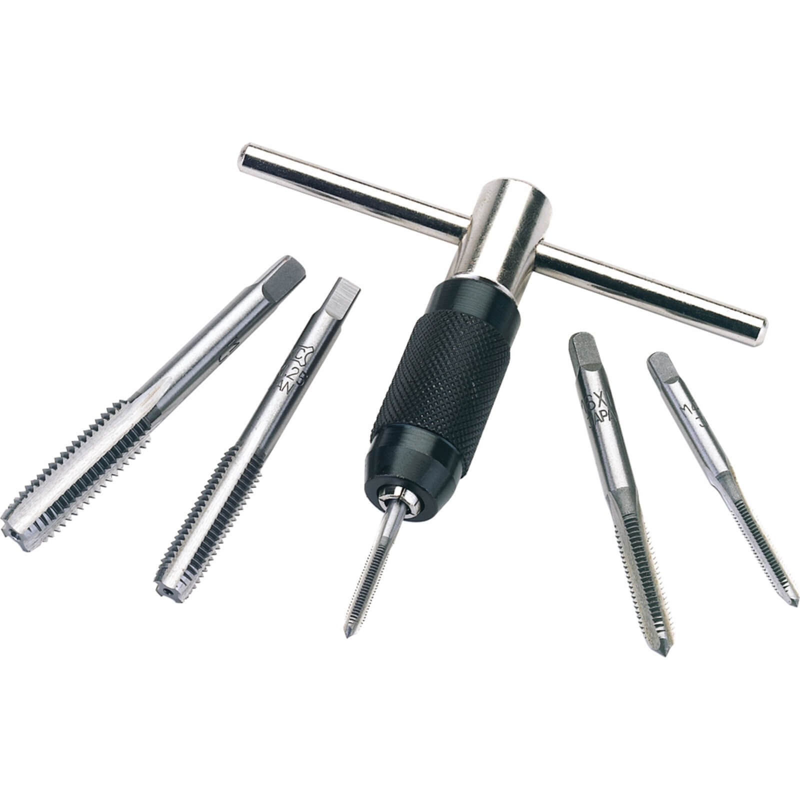 Image of Draper 6 Piece Tap and Wrench Set Metric