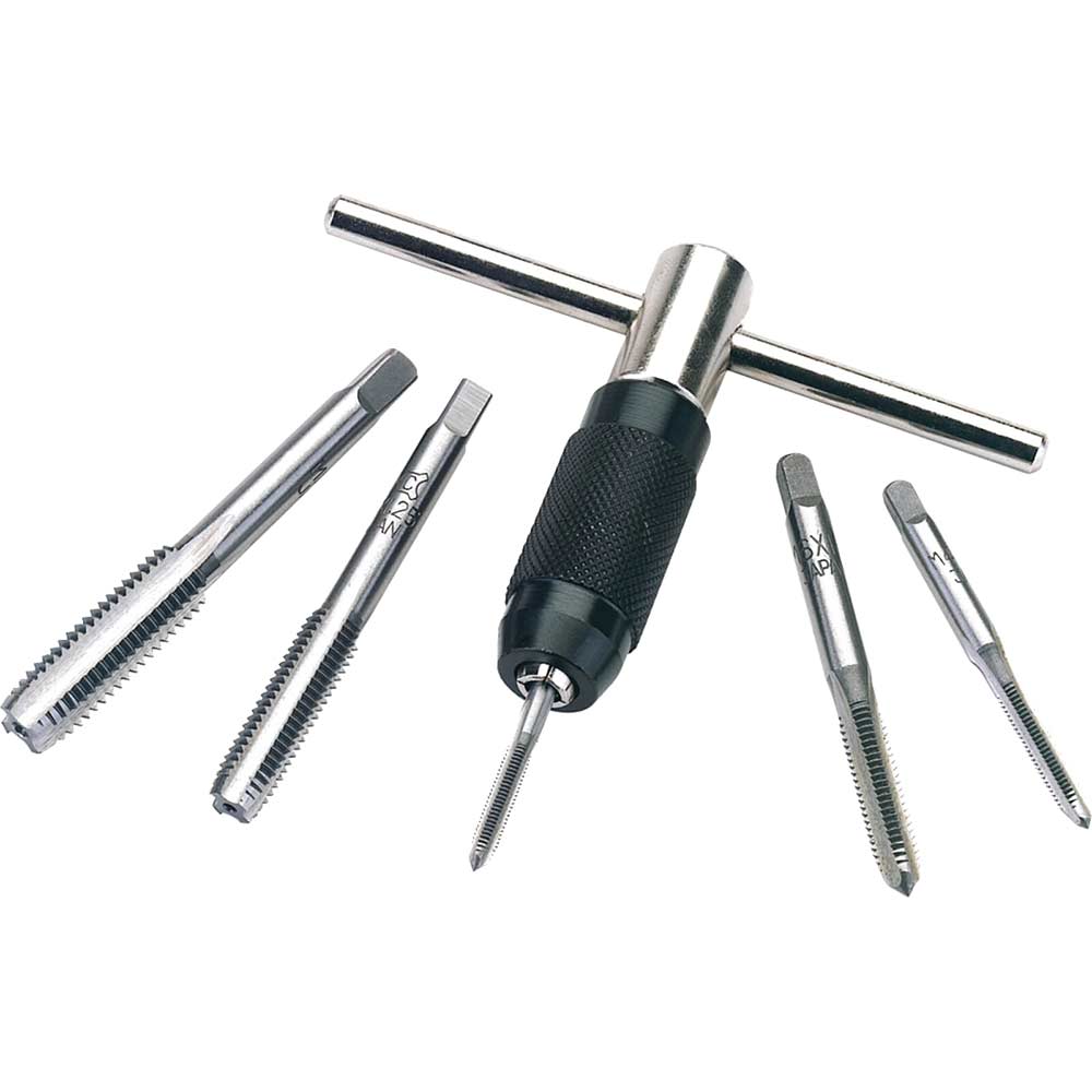 Image of Draper 6 Piece Tap and Wrench Set Metric