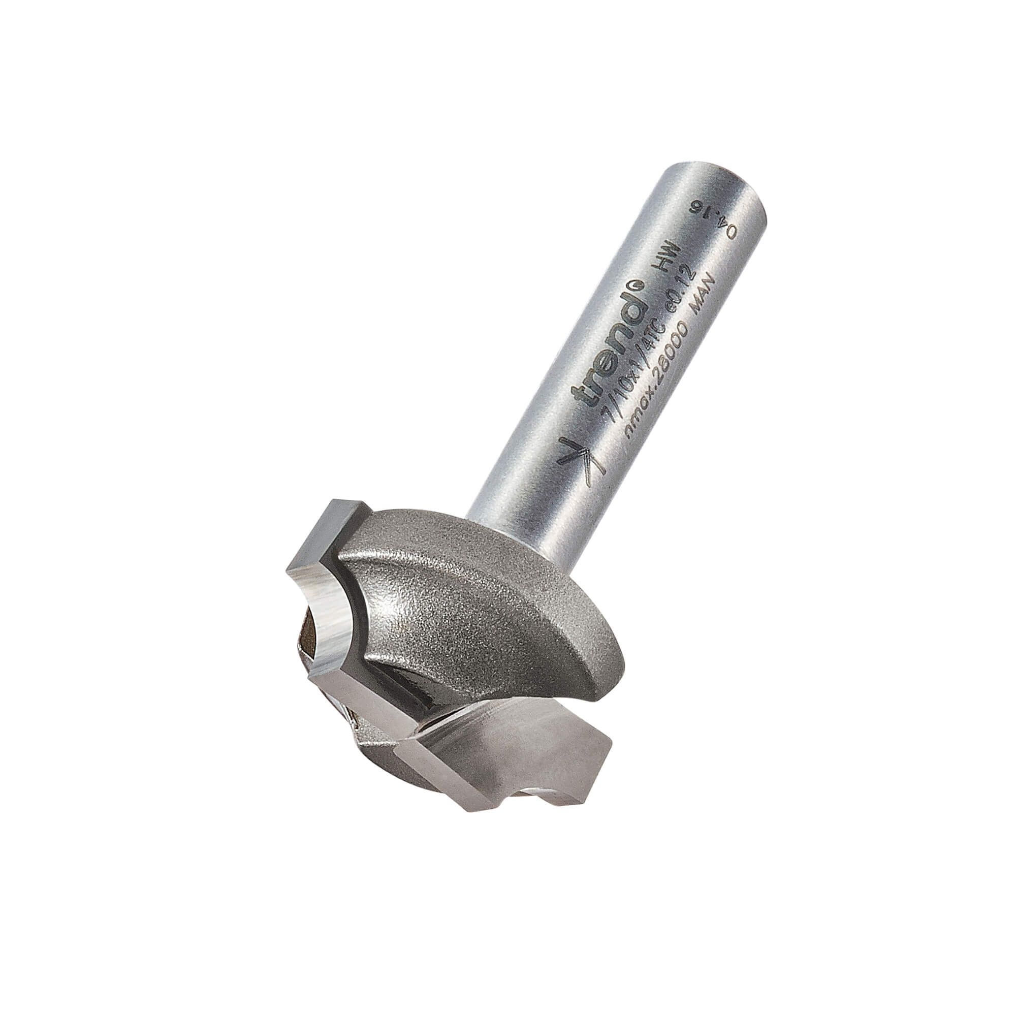 Image of Trend Ovolo Rounding Over Router Cutter 19mm 11mm 1/4"