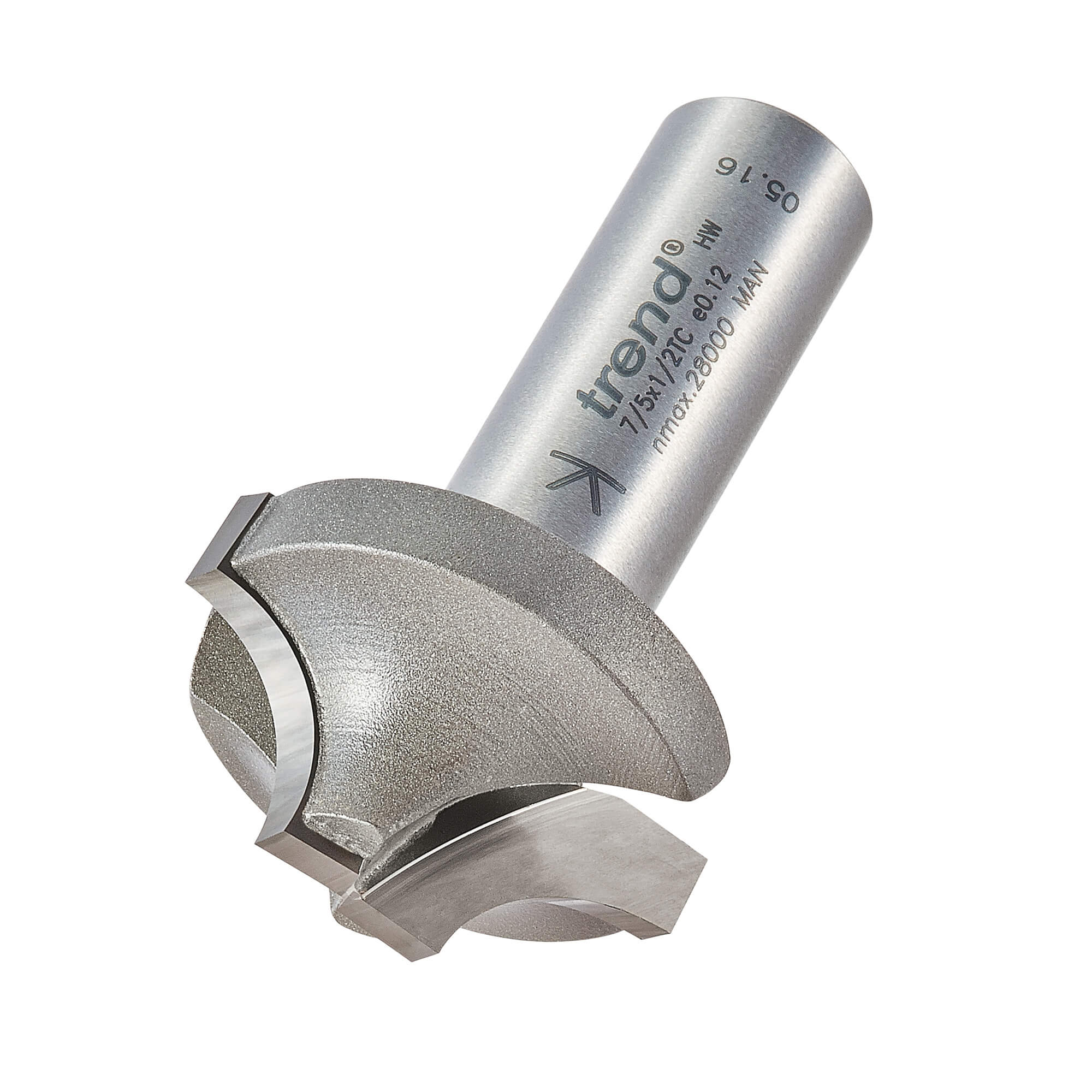 Image of Trend Ovolo Rounding Over Router Cutter 31mm 16mm 1/2"
