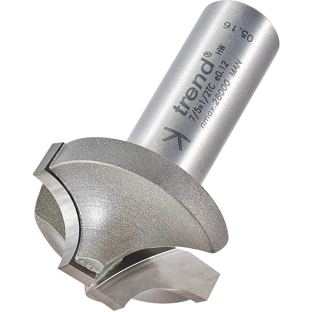 Image of Trend Ovolo Rounding Over Router Cutter 31mm 16mm 1/2"