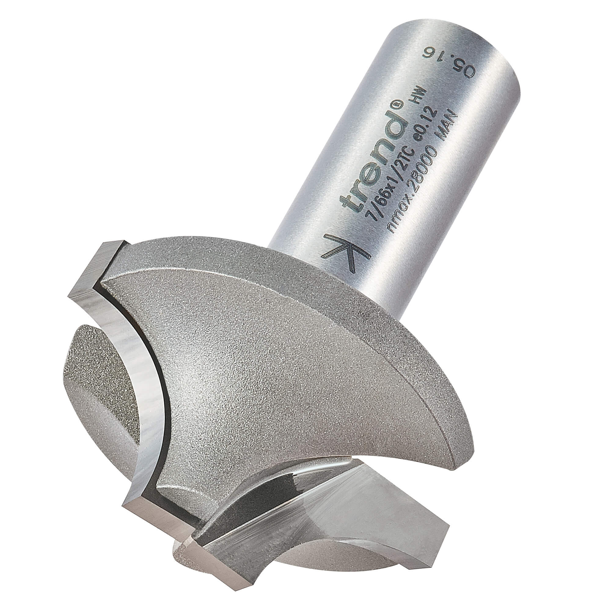 Image of Trend Ovolo Rounding Over Router Cutter 38mm 18mm 1/2"