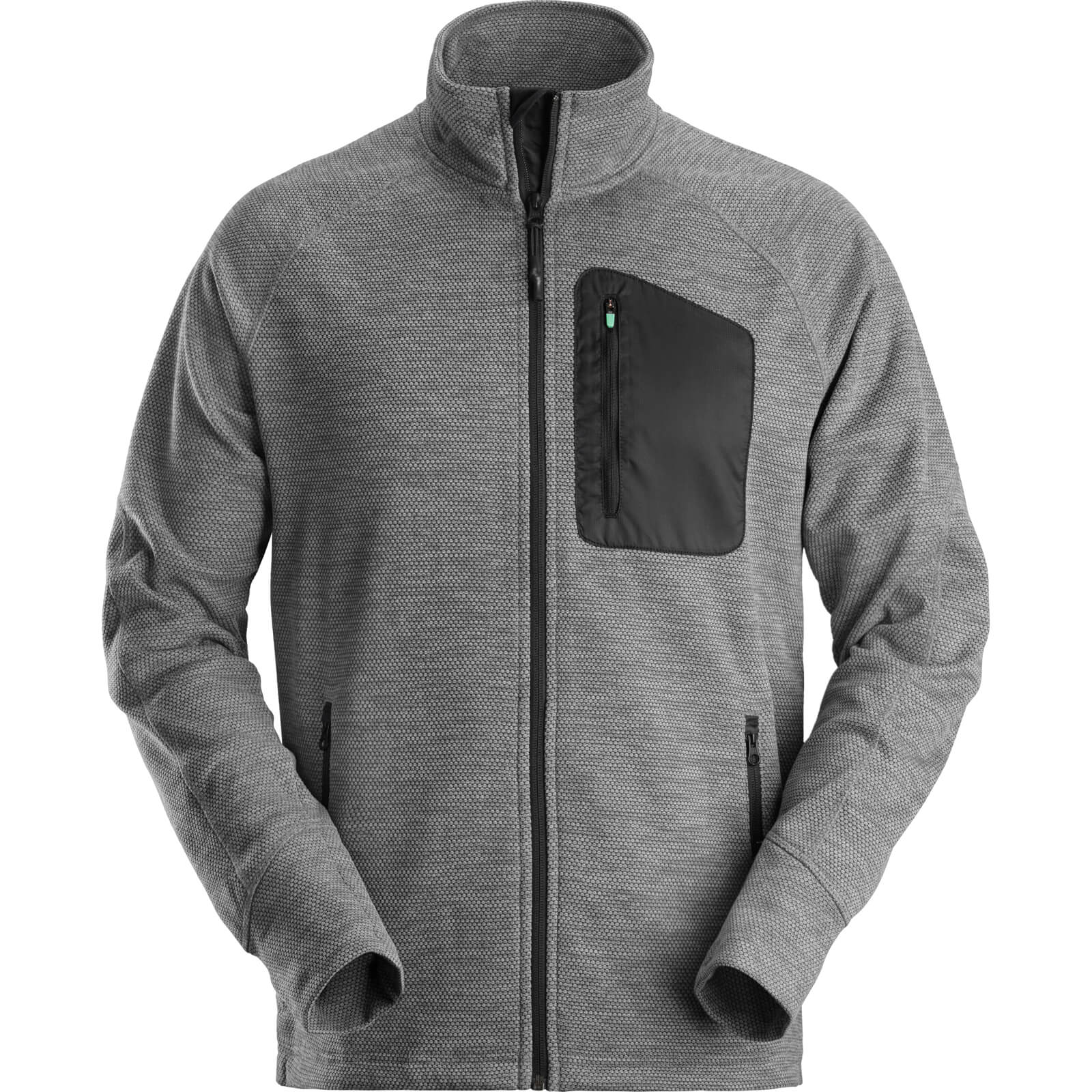 Image of Snickers 8042 Flexi Work Fleece Jacket Grey/ Black M