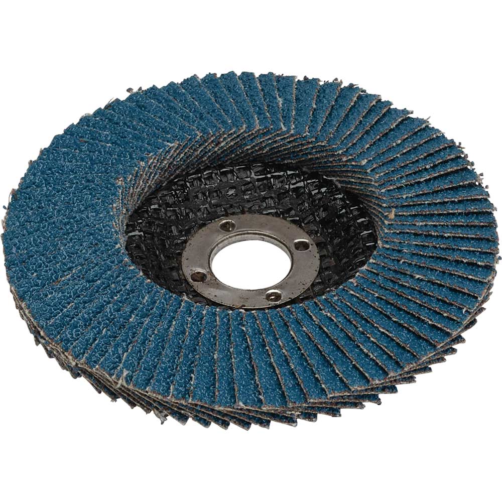 Draper Zirconium Oxide Flap Discs 100mm 40g Pack of 1