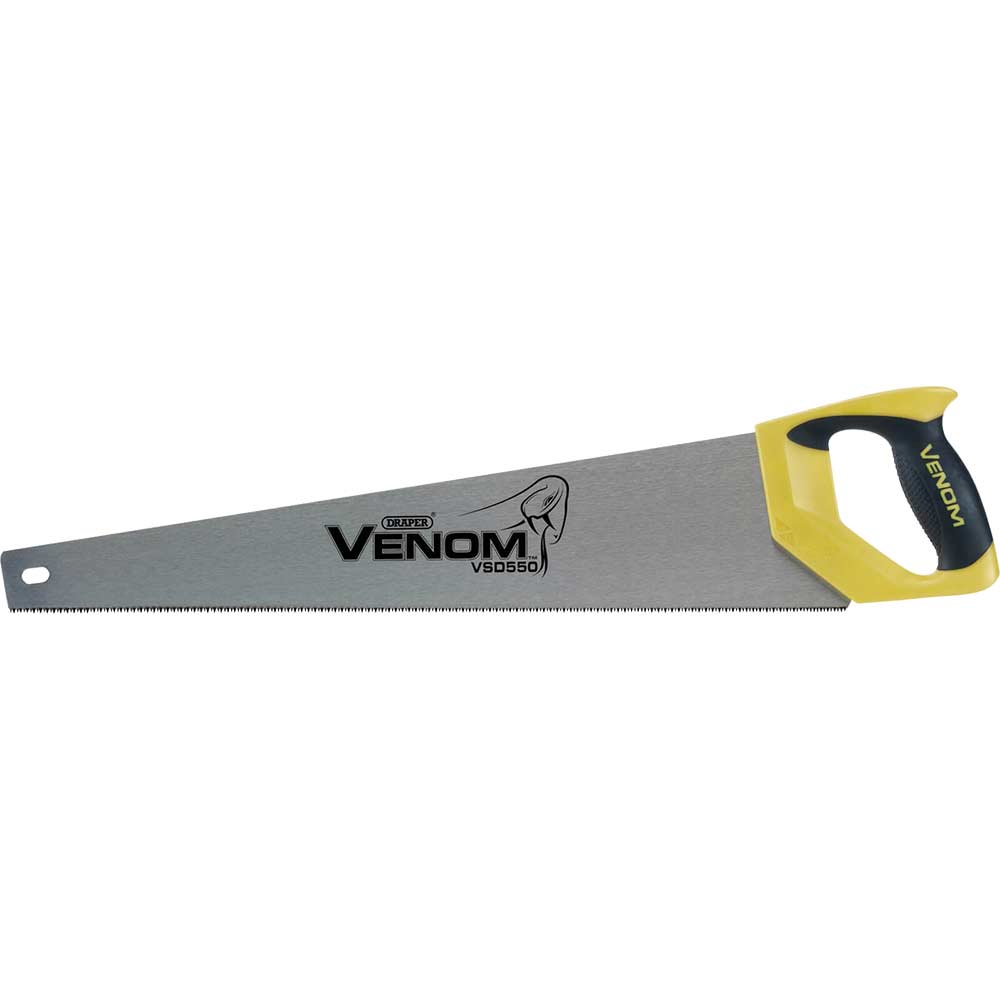 Draper Second Fix Venom Double Ground Handsaw 22" / 550mm 12tpi
