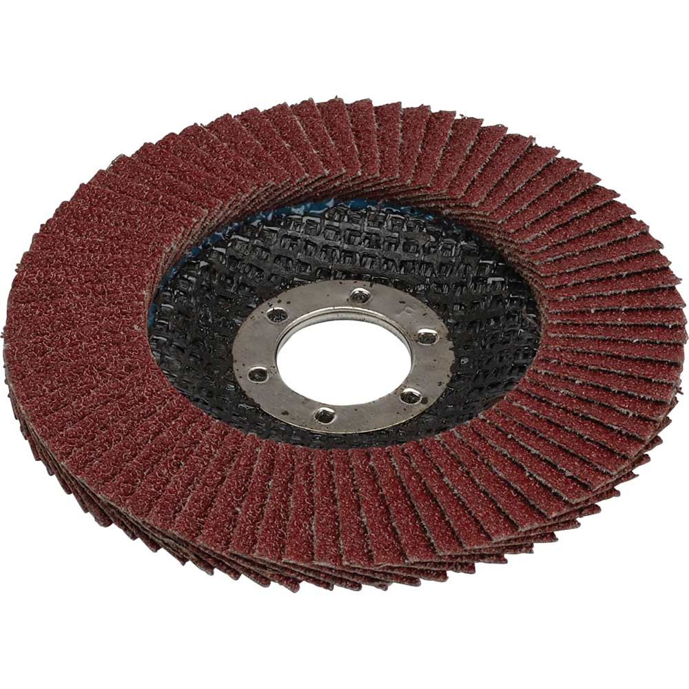 Image of Draper Aluminium Oxide Flap Discs 115mm 60g Pack of 1