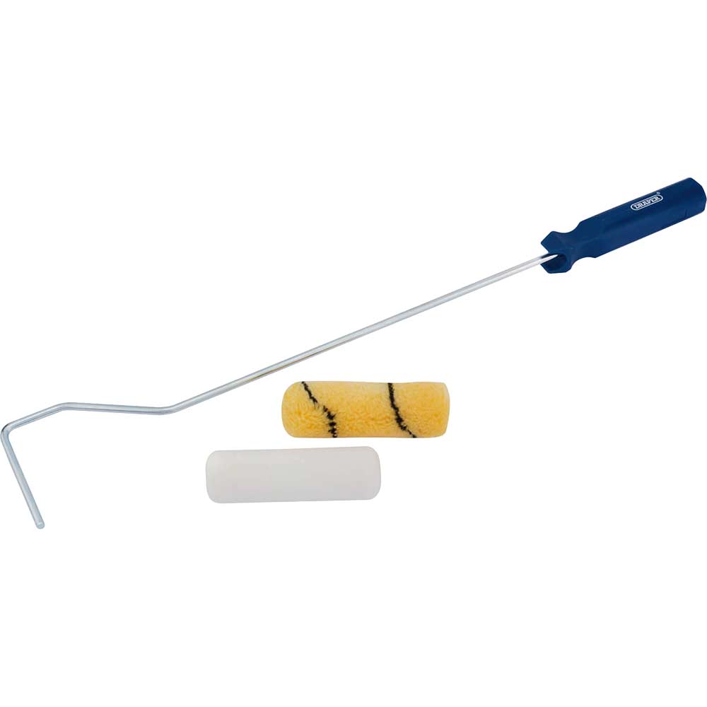 Draper 3 Piece Long Mini Paint Roller Set 100mm