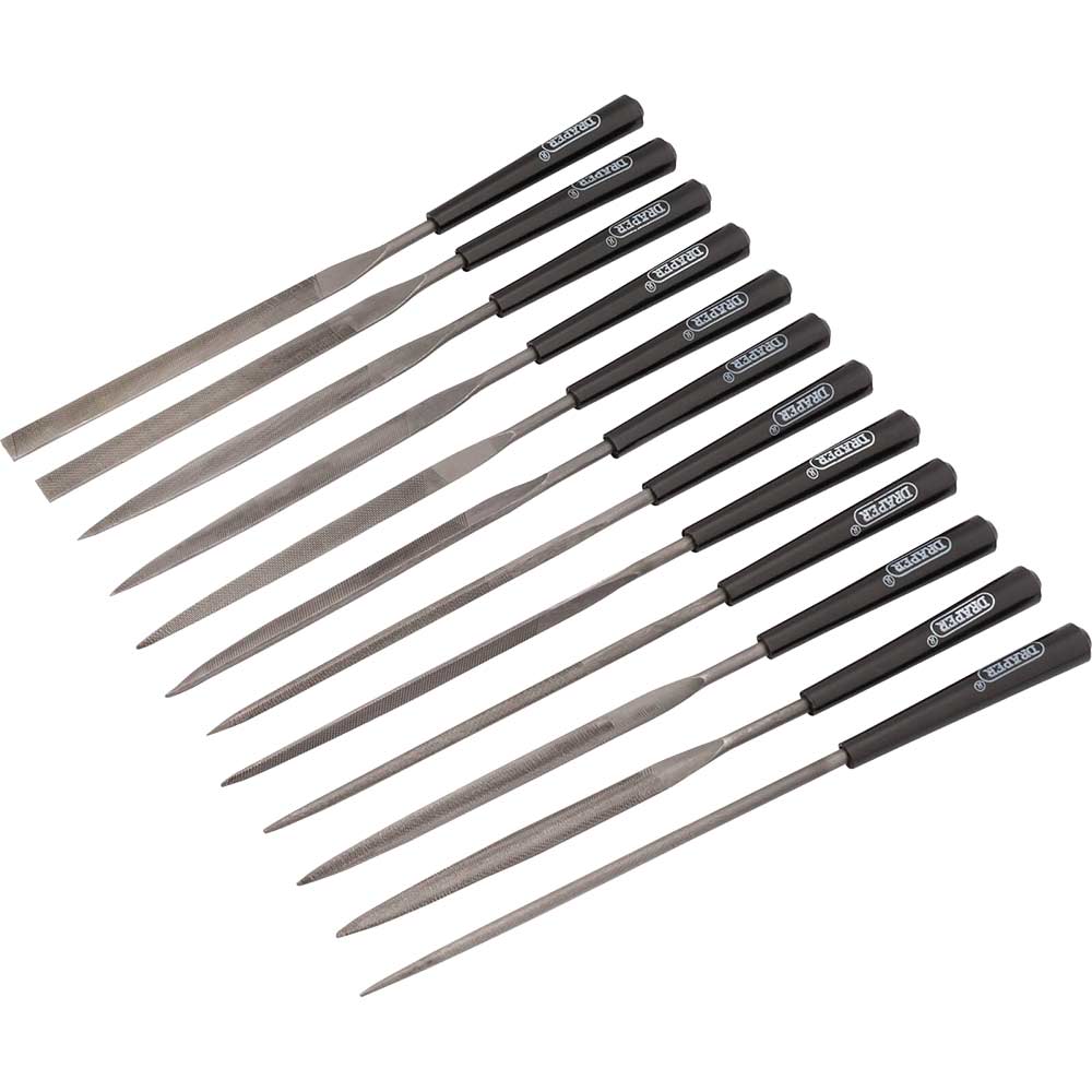 Image of Draper 12 Piece Needle File Set