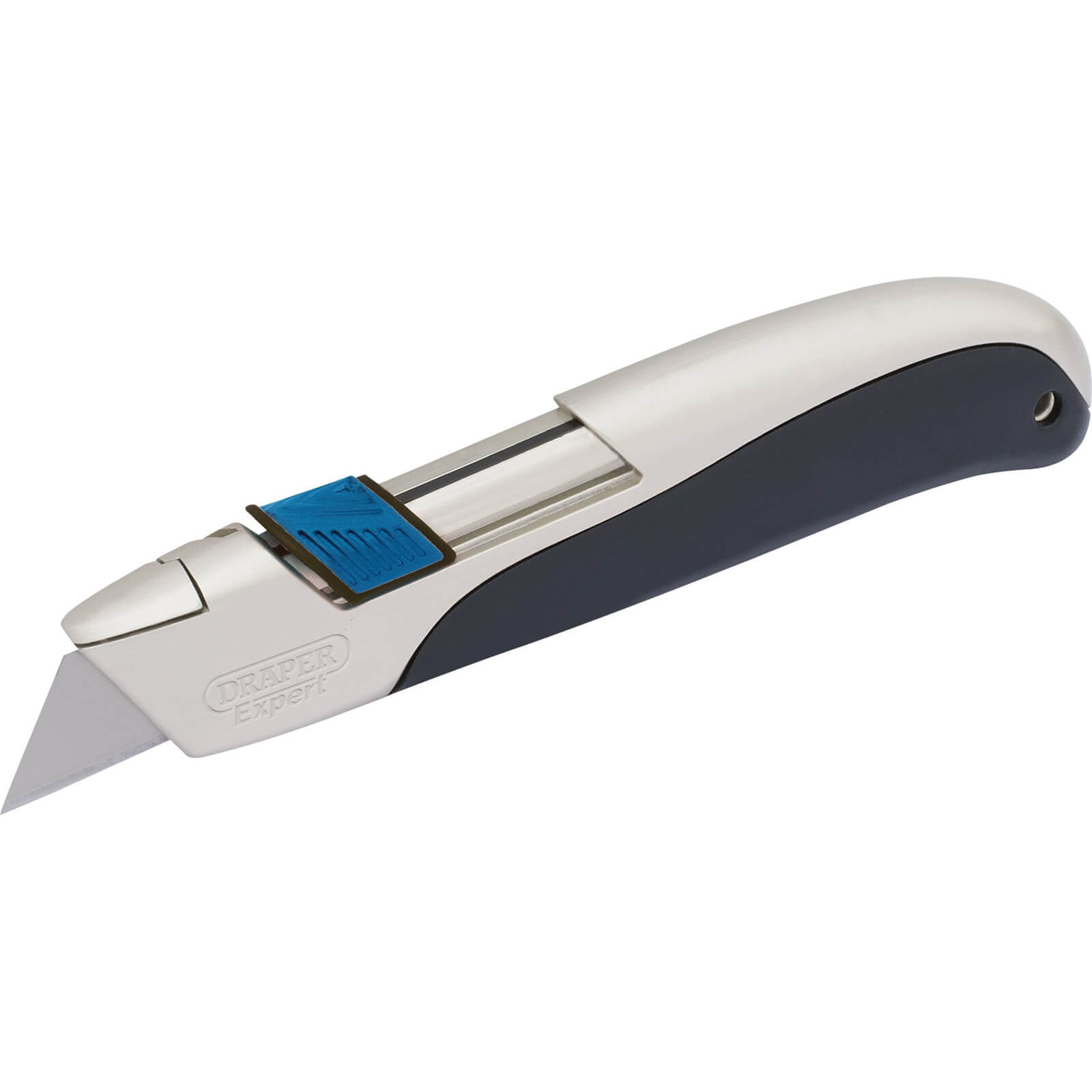 Image of Draper Soft Grip Auto Blade Retract Safety Trimming Knife