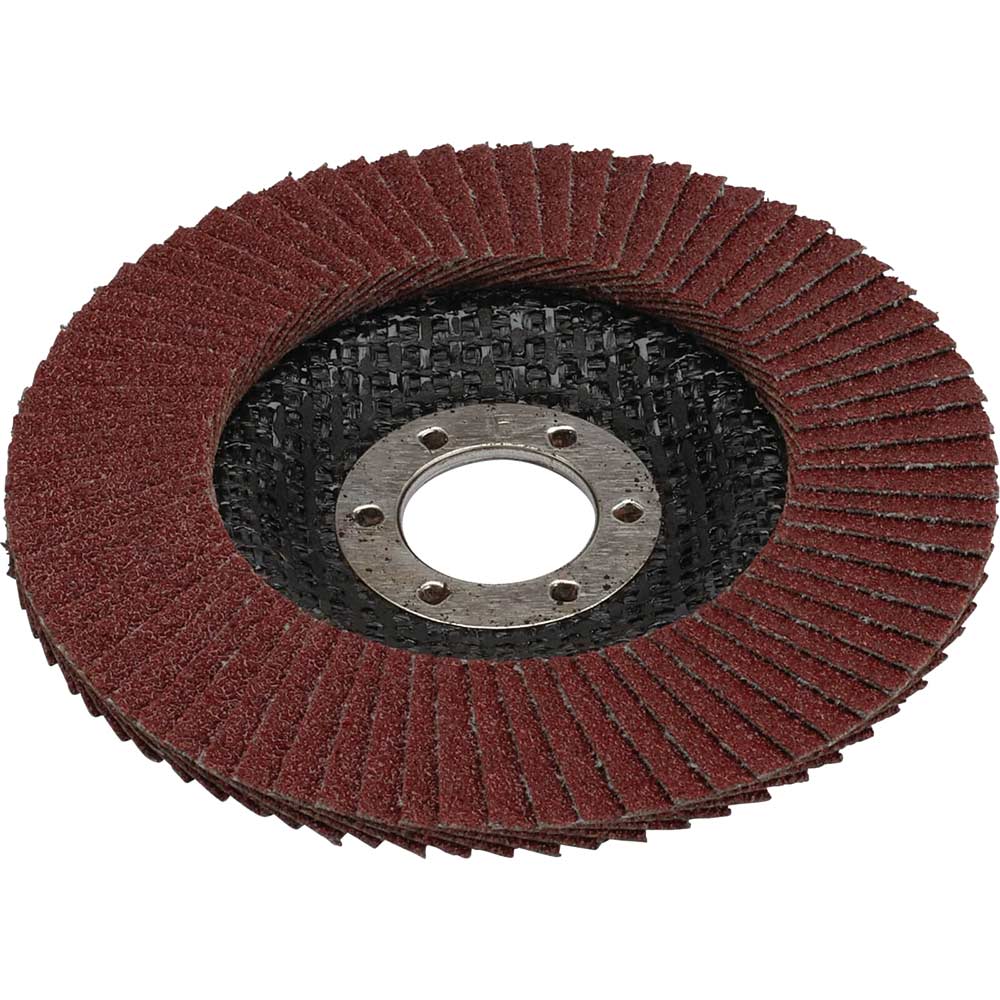 Image of Draper Aluminium Oxide Flap Discs 115mm 80g Pack of 1