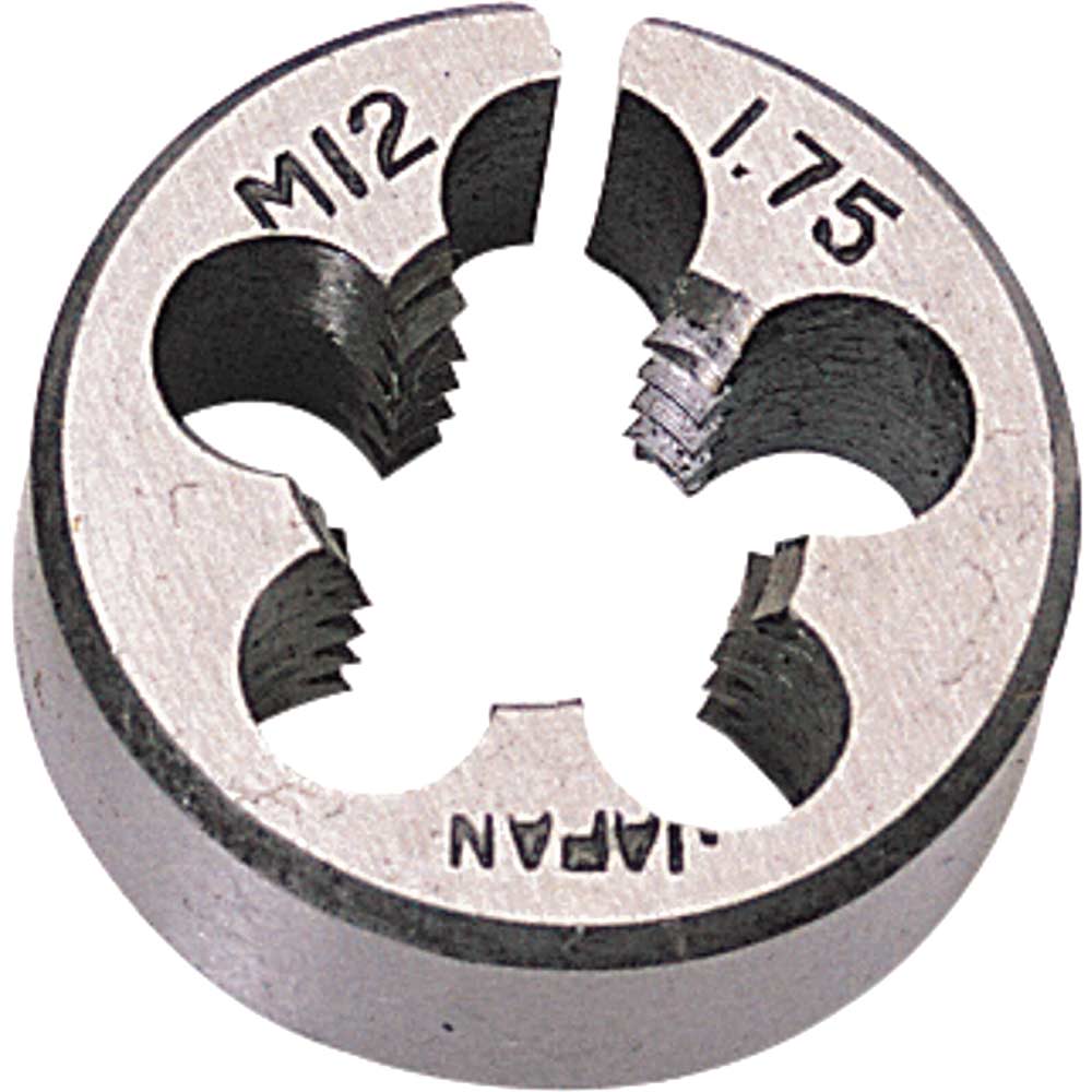 Image of Draper Coarse Circular Die Metric M12 1"